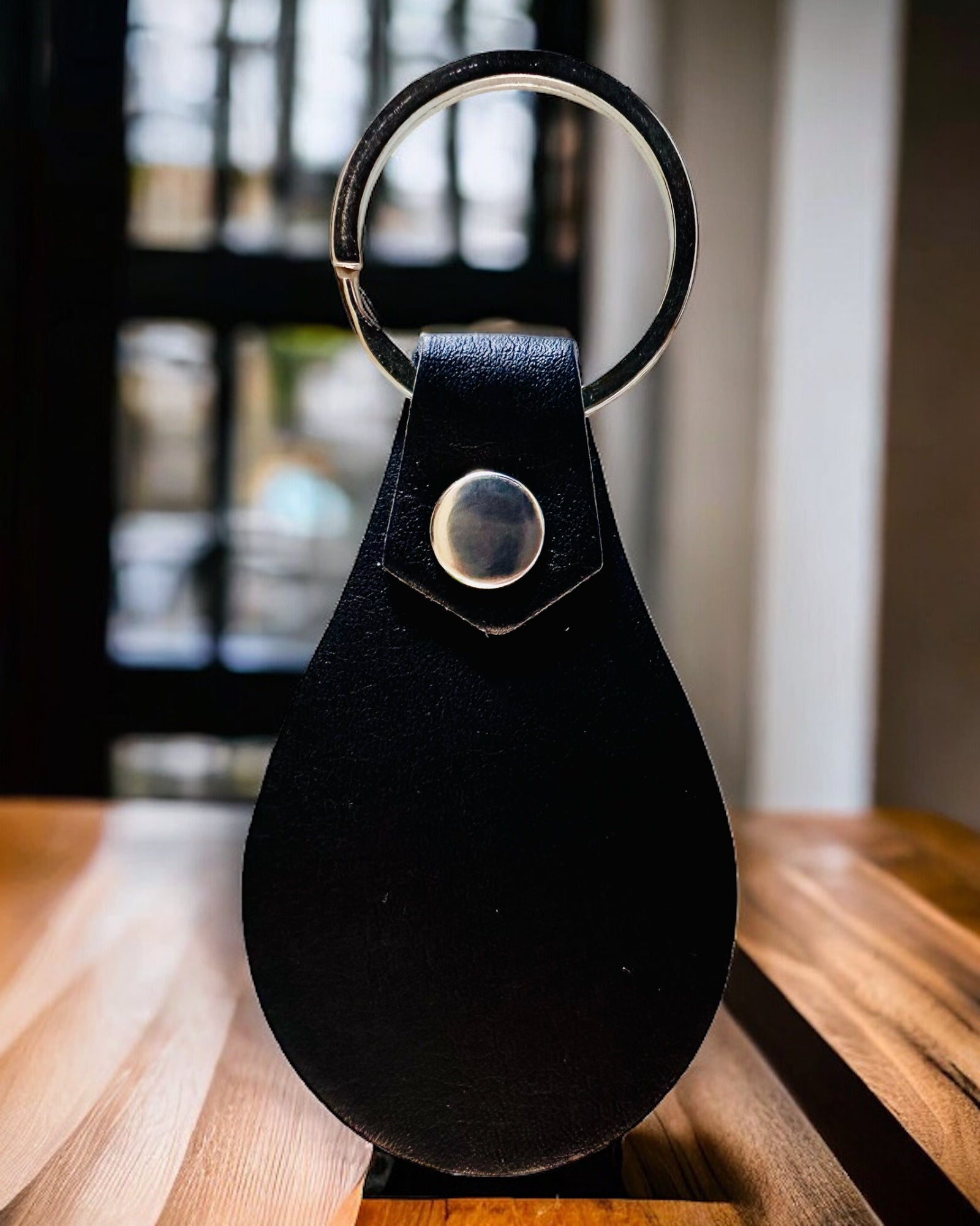 Portachiavi in Pelle PU Personalizzabile con Incisione - Disponibile in 5 Colori