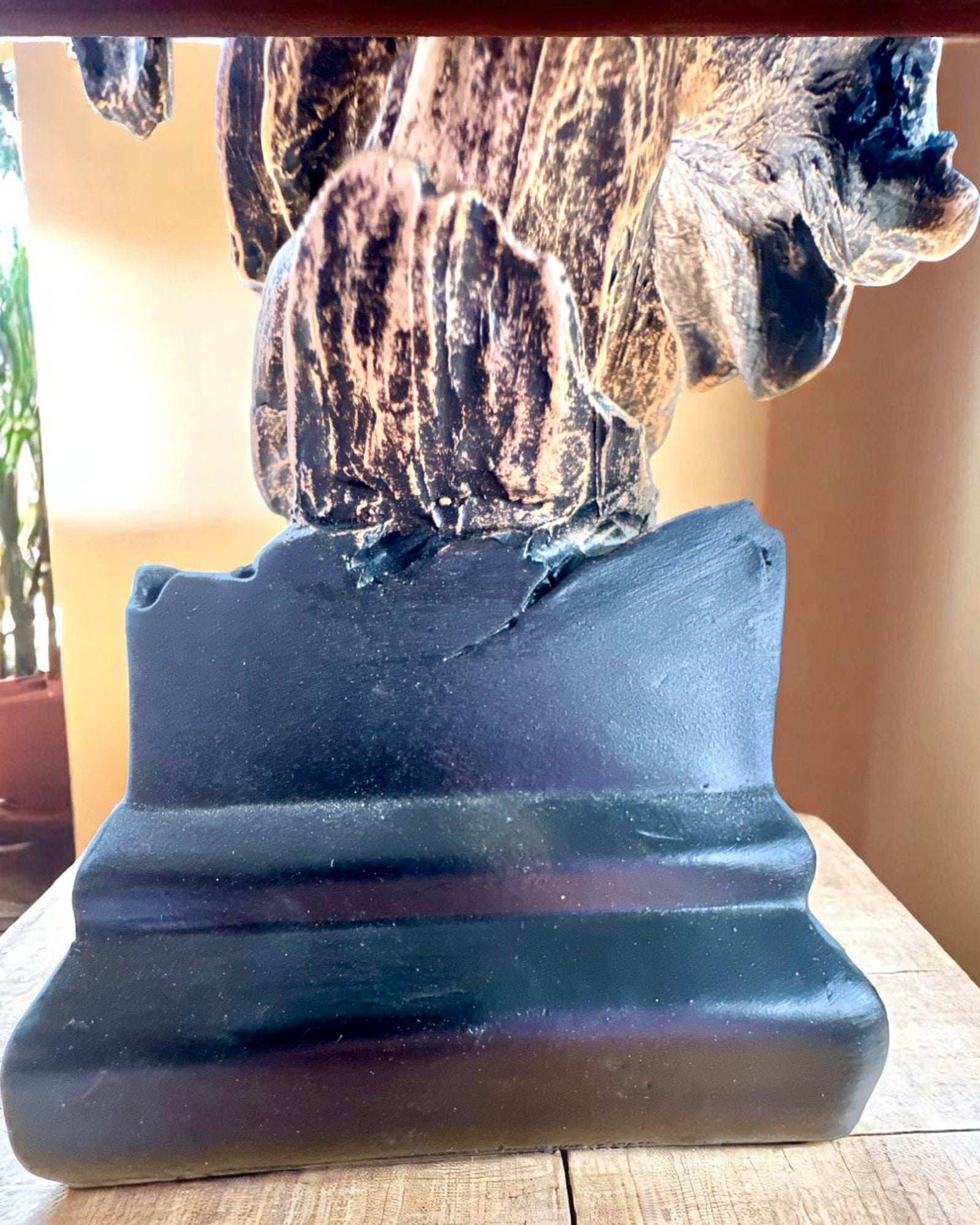 Statuetta Decorativa "Duma Sawanny" – Figura Testa di Elefante con possibilità di incisione, per regalo