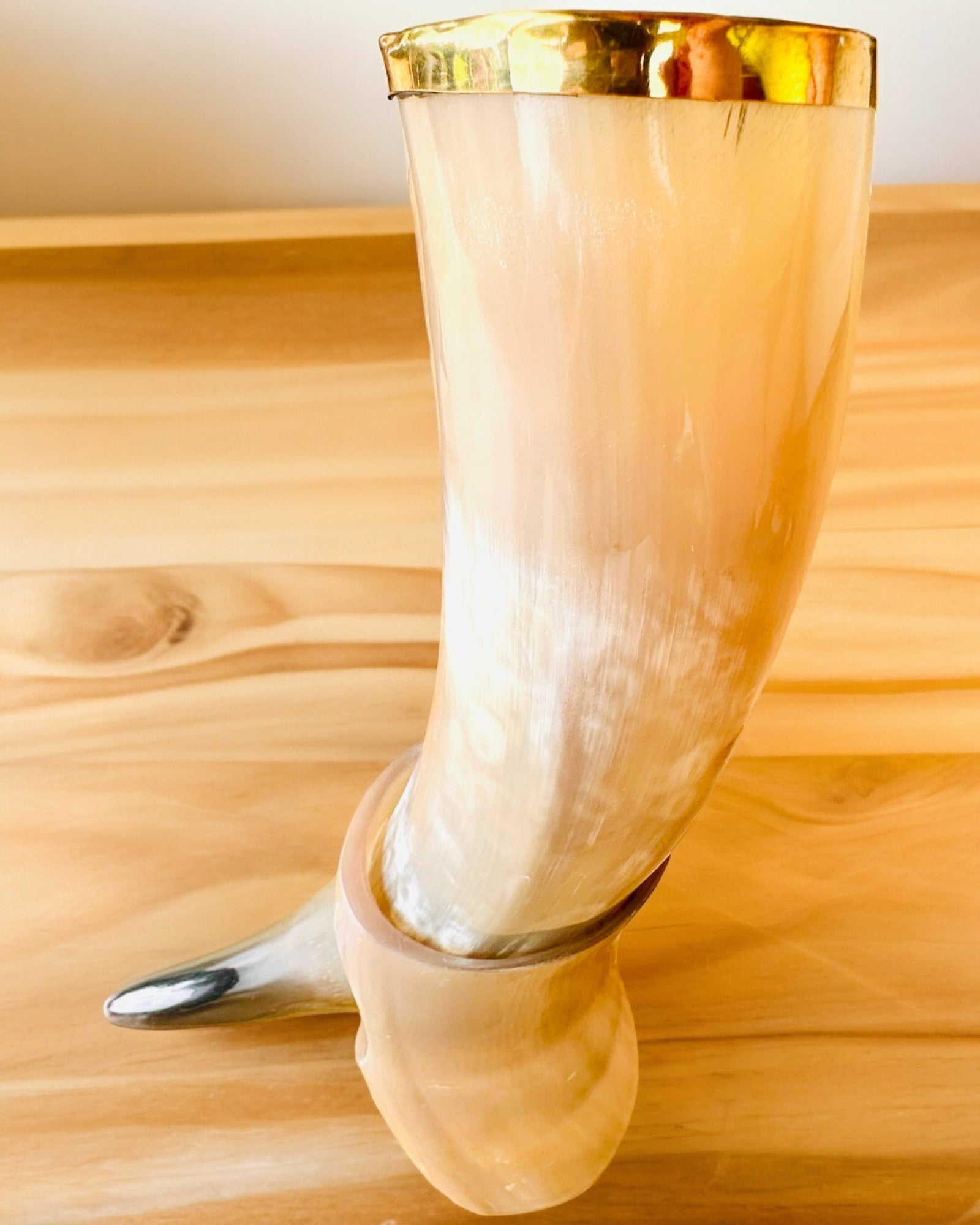 Tazza Corno "Viking Valor" - Incisa a Mano, Qualità Premium - 4 varianti disponibili