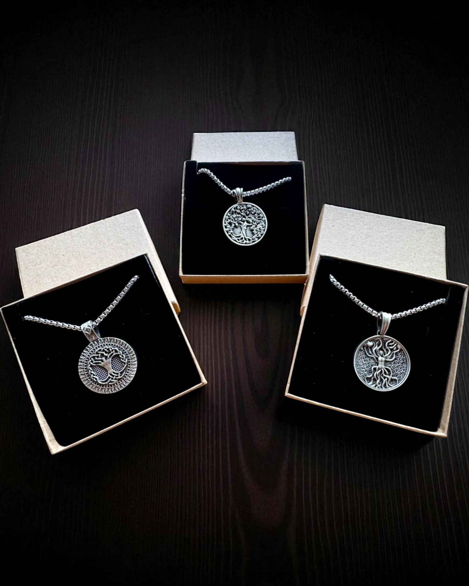 Amuleto Albero della Vita con Possibilità di Incisione - collana "Vitalità della Natura", personalizzazione