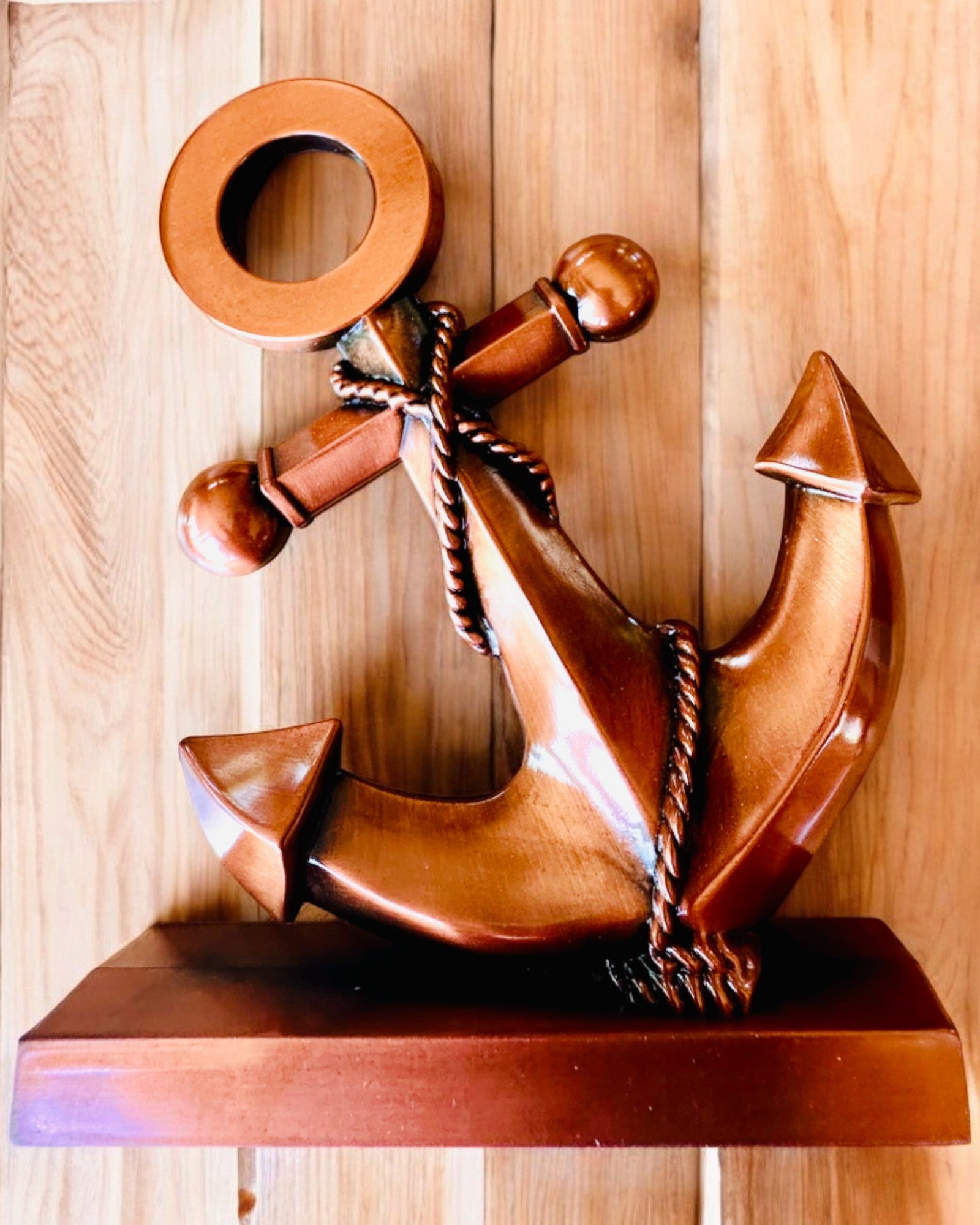 Ancora Decorativa in Alluminio - Elegante Decorazione con Possibilità di Incisione - 3 varianti di colore