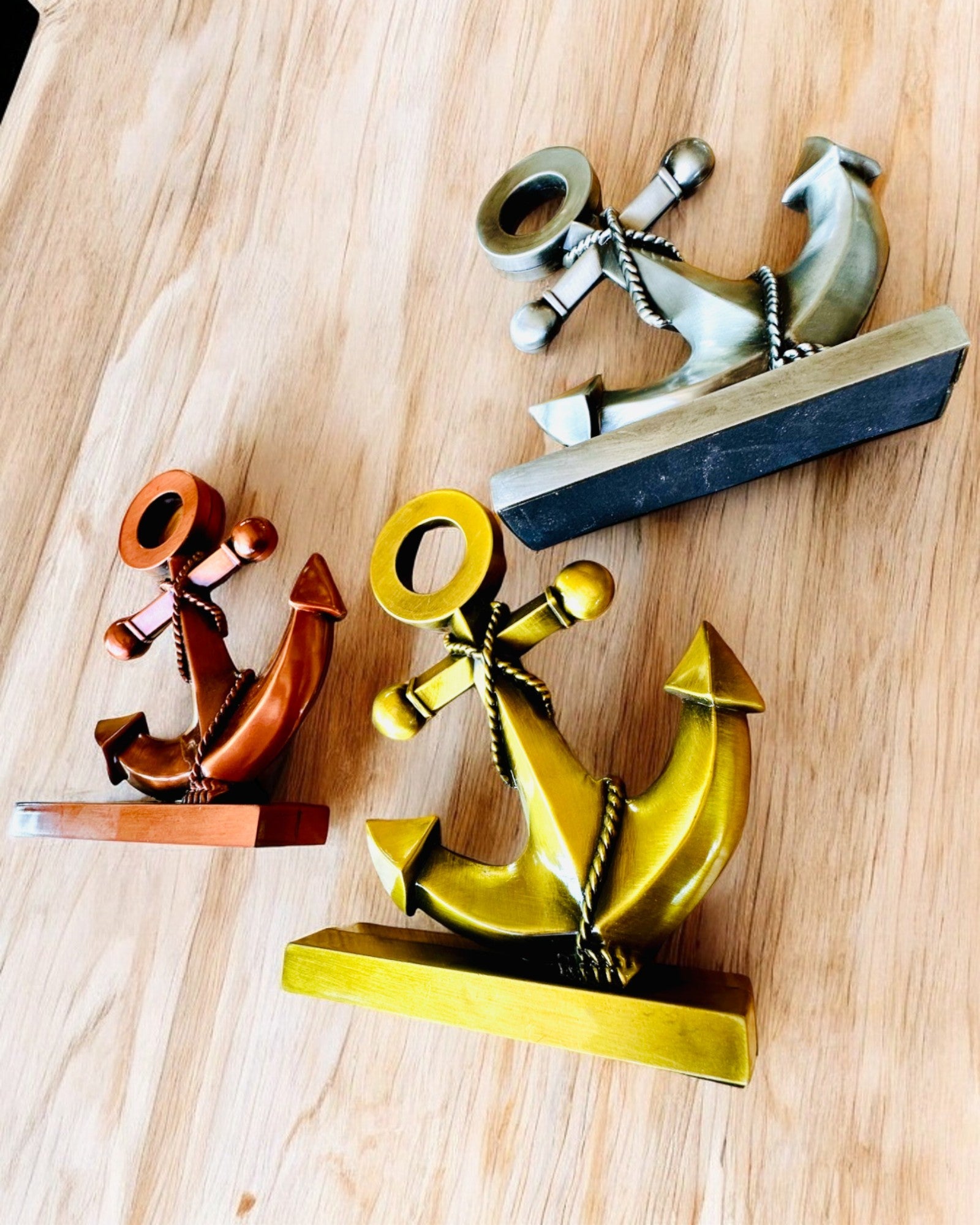 Ancora Decorativa in Alluminio - Elegante Decorazione con Possibilità di Incisione - 3 varianti di colore