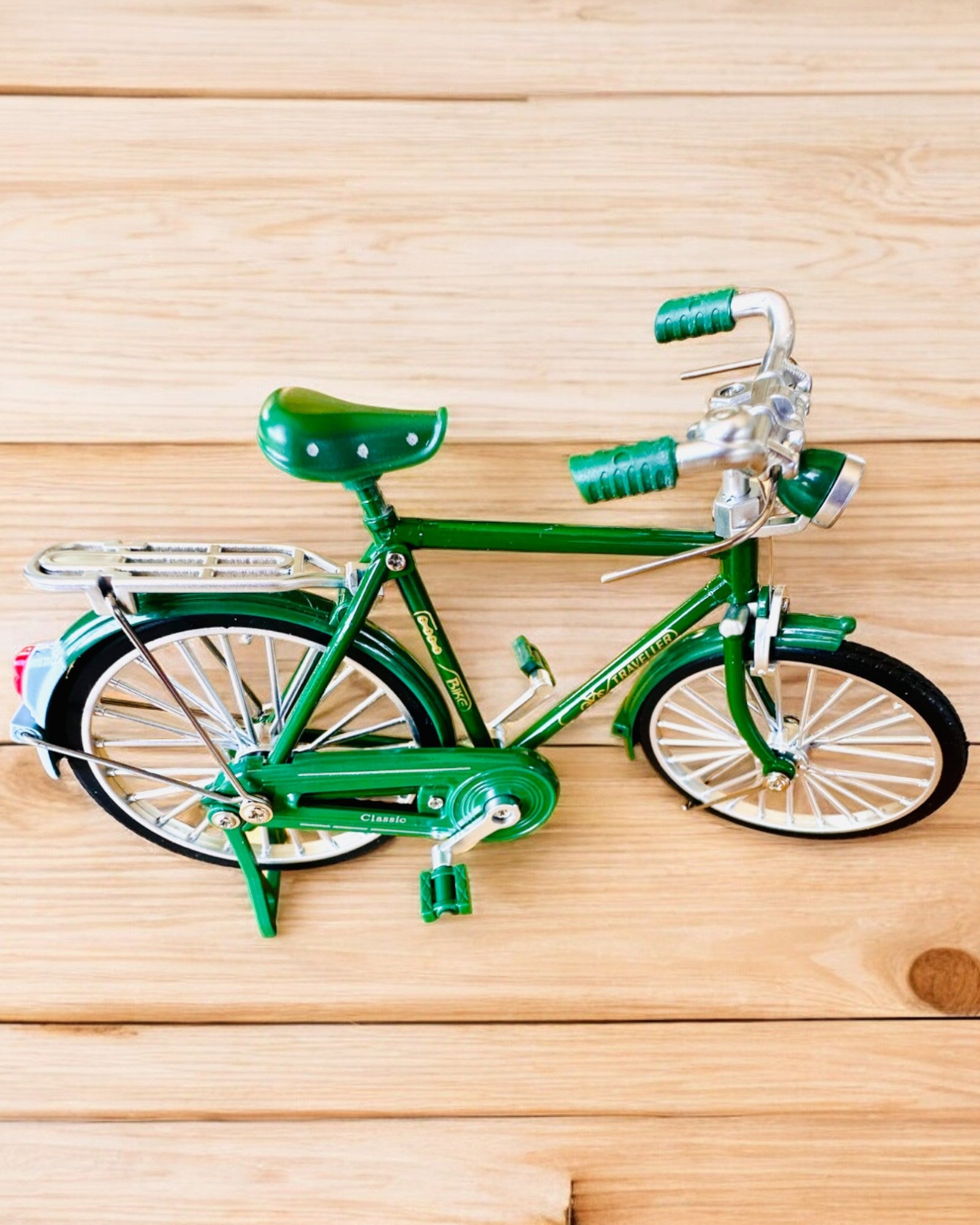 Modello di bicicletta "Retro Classic" - Miniatura con Incisione, ideale come regalo