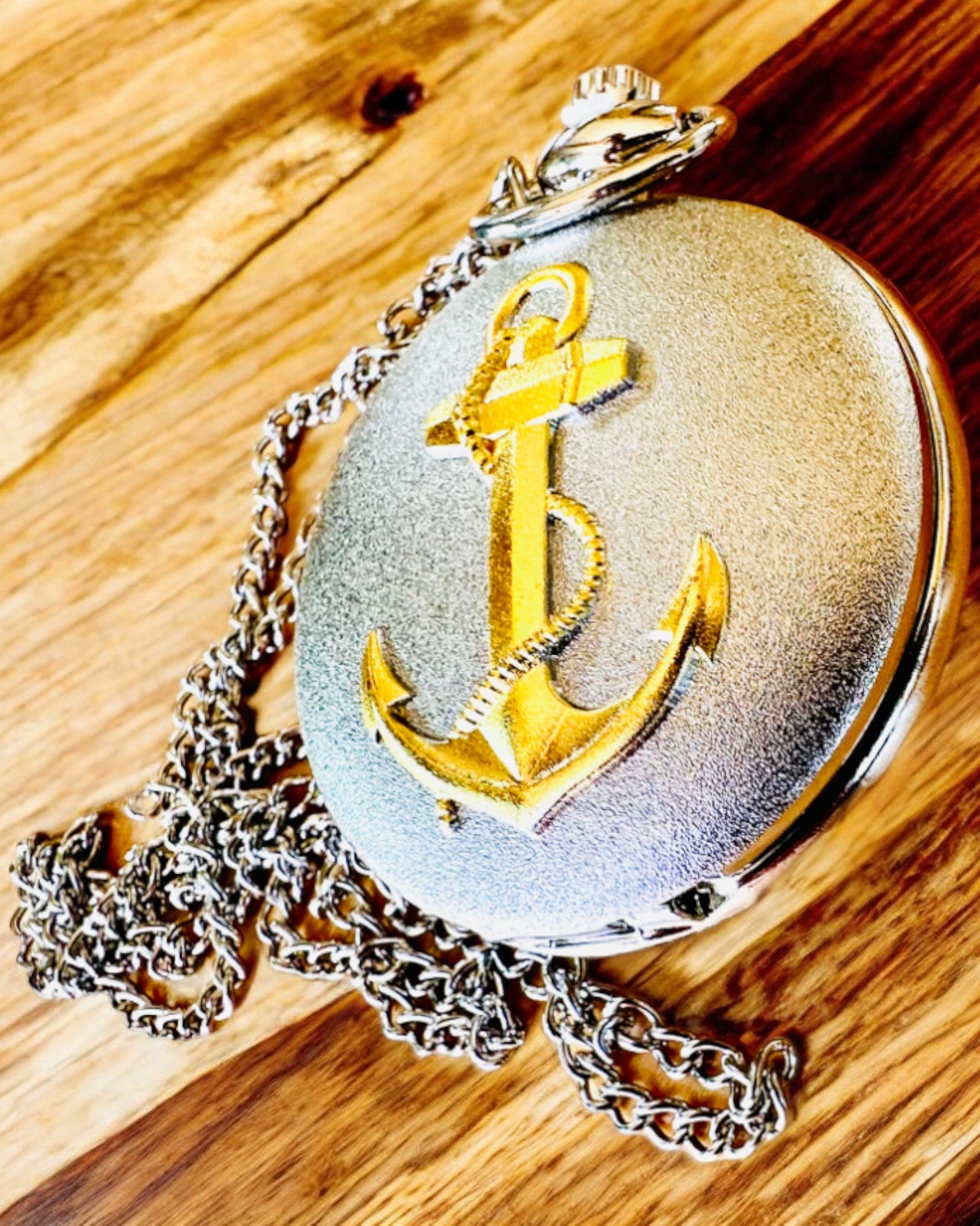 Orologio da Tasca "Złota Kotwica" - personalizzazione per regalo con incisione