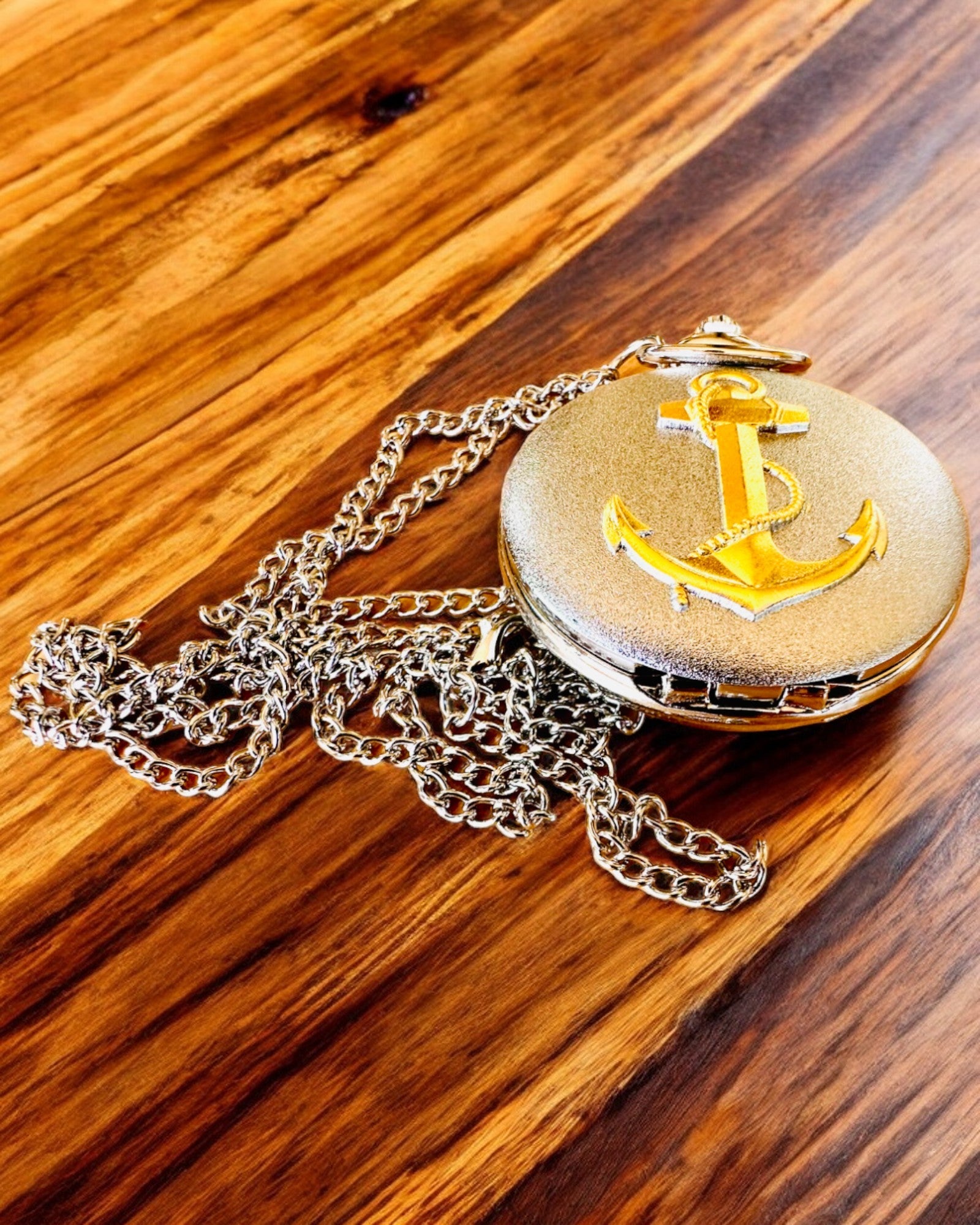 Orologio da Tasca "Złota Kotwica" - personalizzazione per regalo con incisione