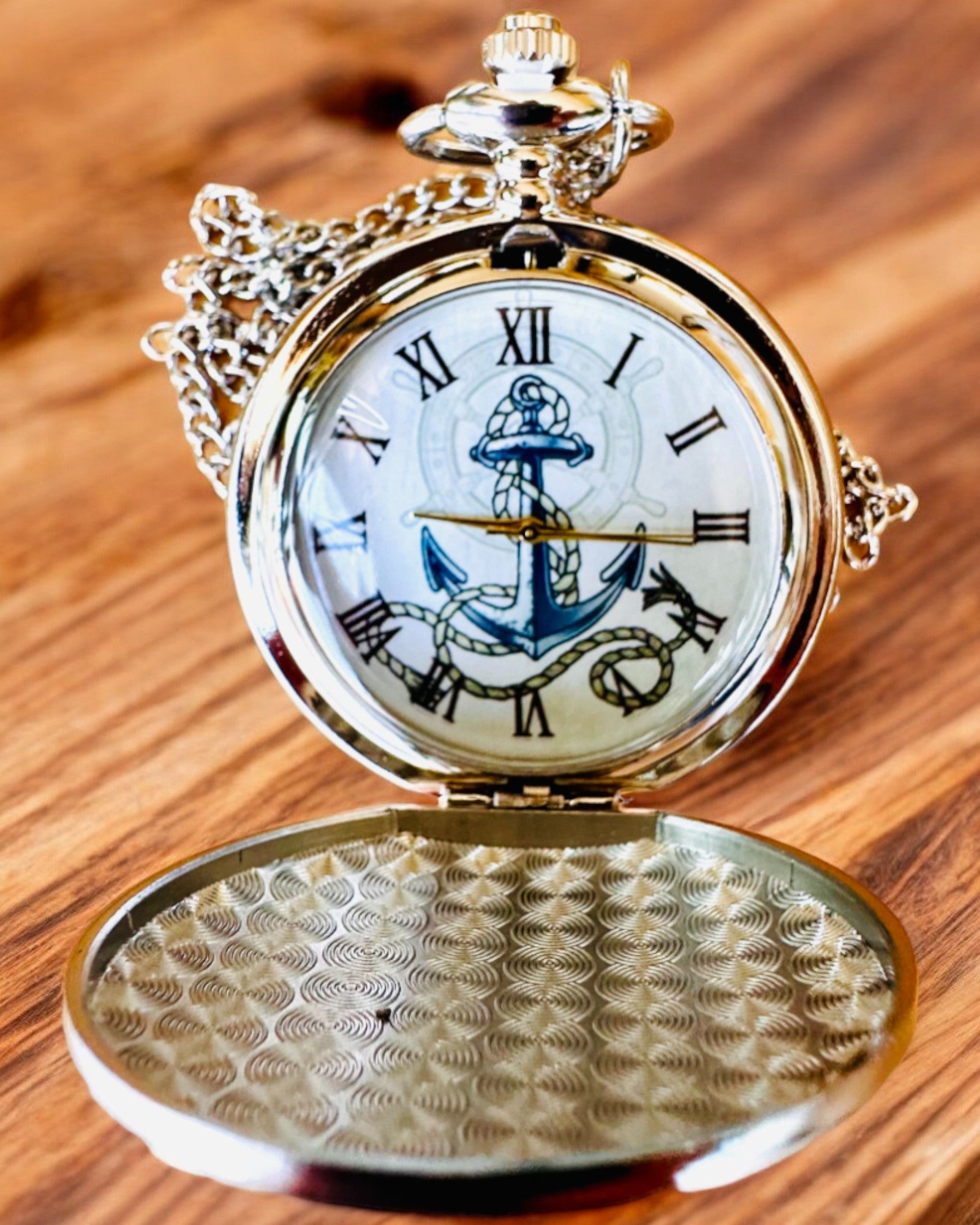 Orologio da Tasca "Złota Kotwica" - personalizzazione per regalo con incisione