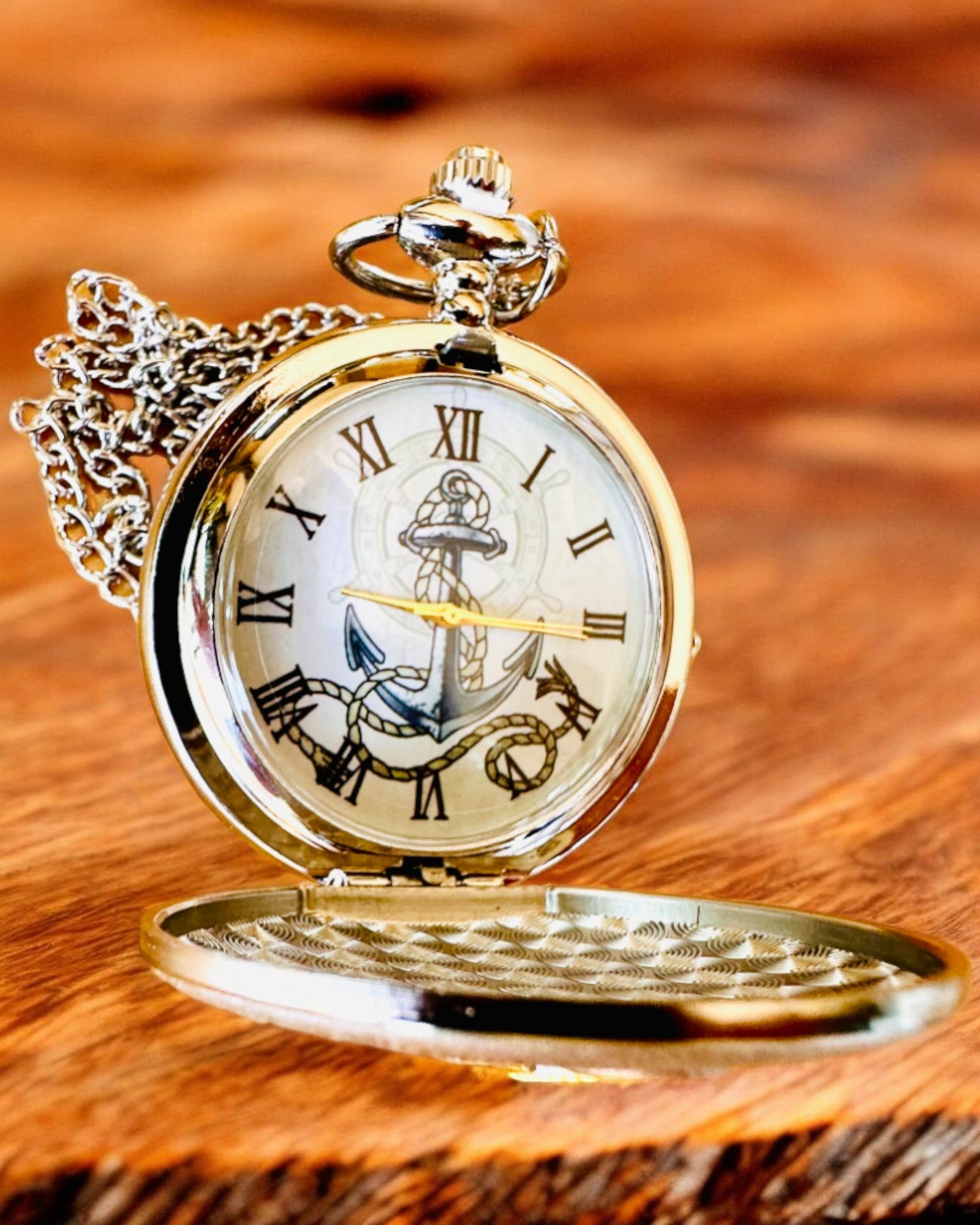 Orologio da Tasca "Złota Kotwica" - personalizzazione per regalo con incisione