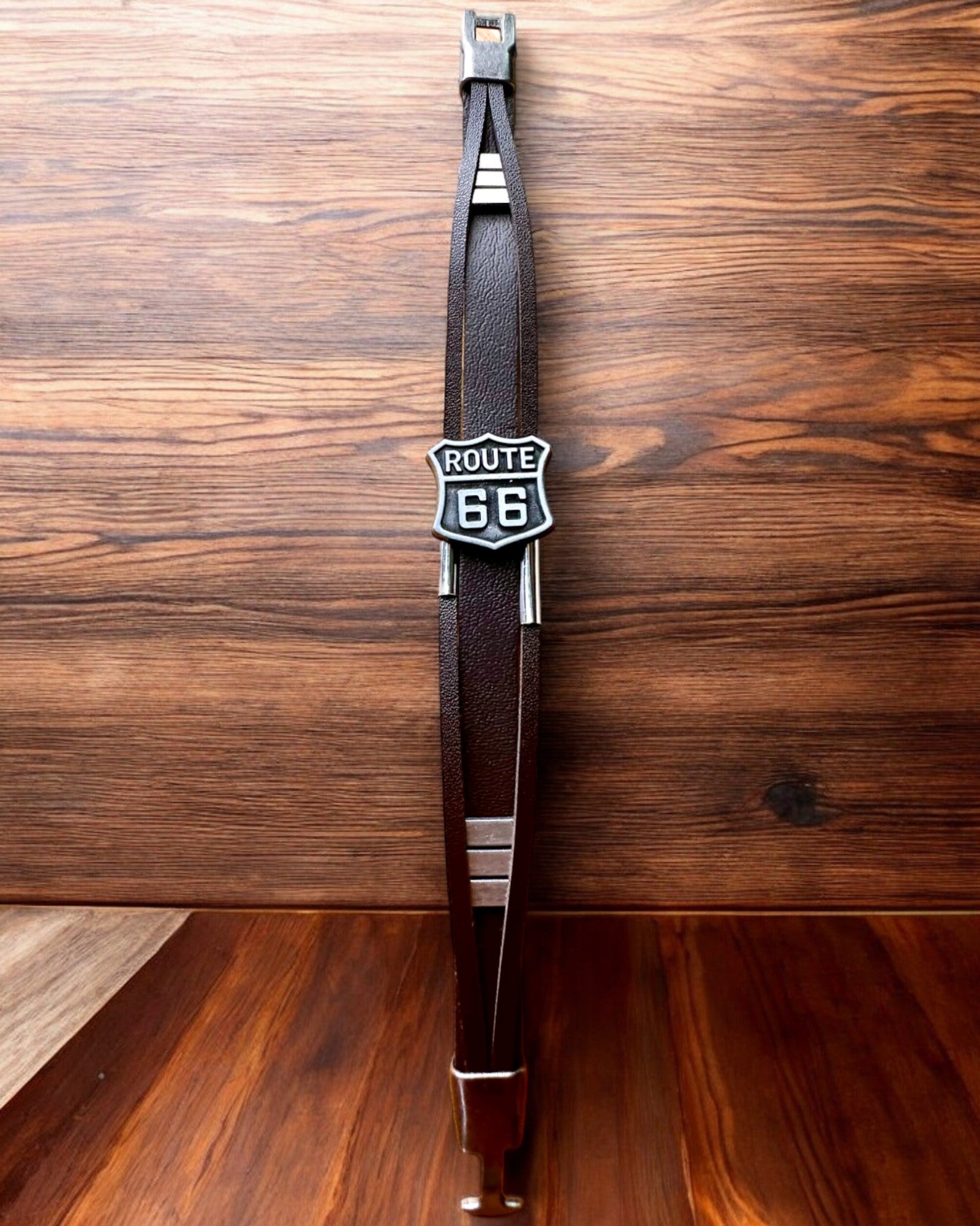 Braccialetto del Viaggiatore Route 66 - possibilità di personalizzazione con incisione