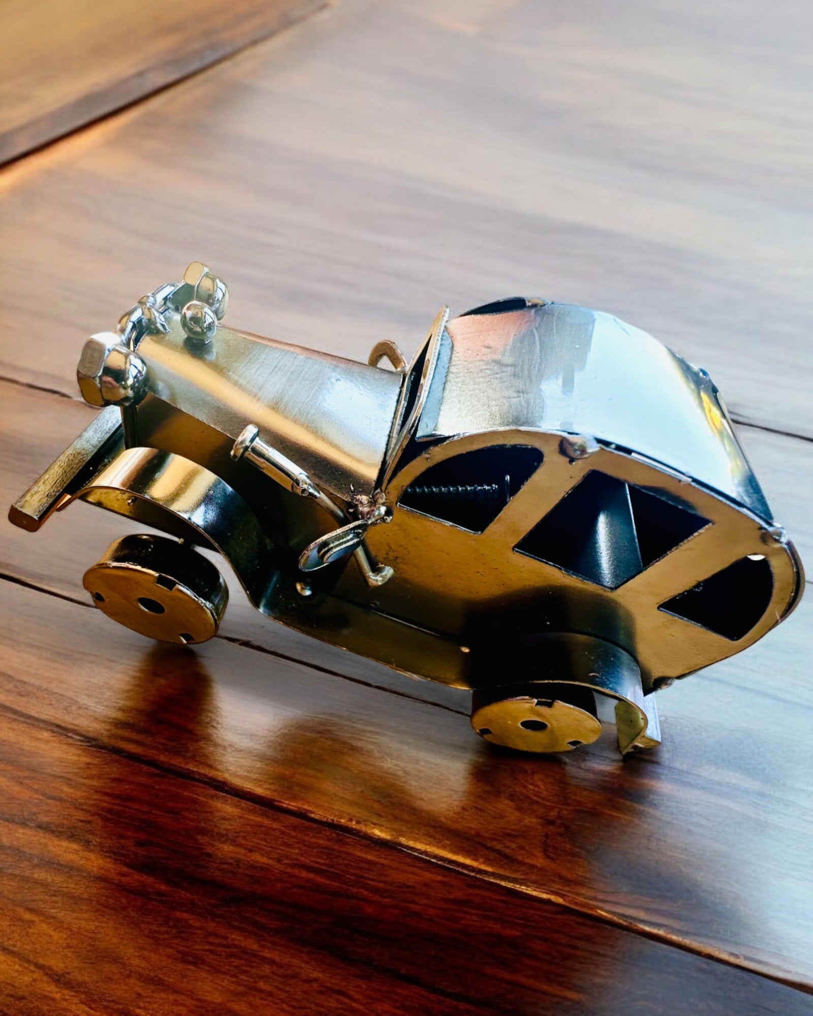 Auto classica retrò, automobile, in ferro - Collezione "Vintage Drive", modello di auto, personalizzazione con incisione per regalo