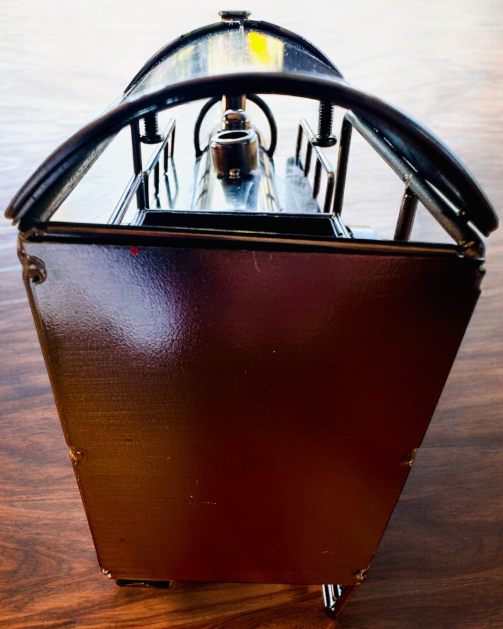 Locomotiva in ferro "Retro Express" – decorazione, modello, realizzata a mano con possibilità di incisione per regalo