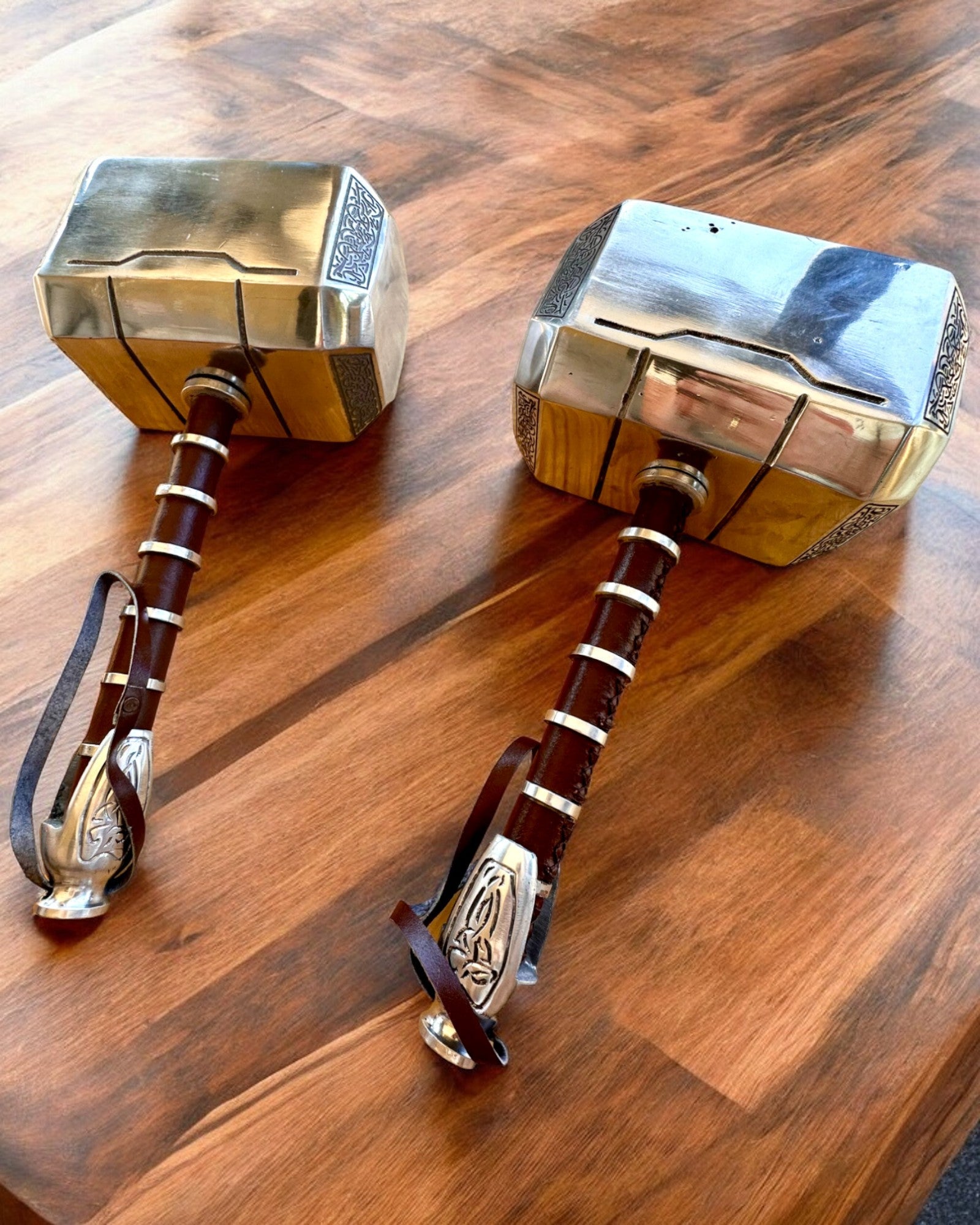 Młot Thora "Chief" - Martello Artigianale Fatto a Mano, personalizzazione con incisione per regalo