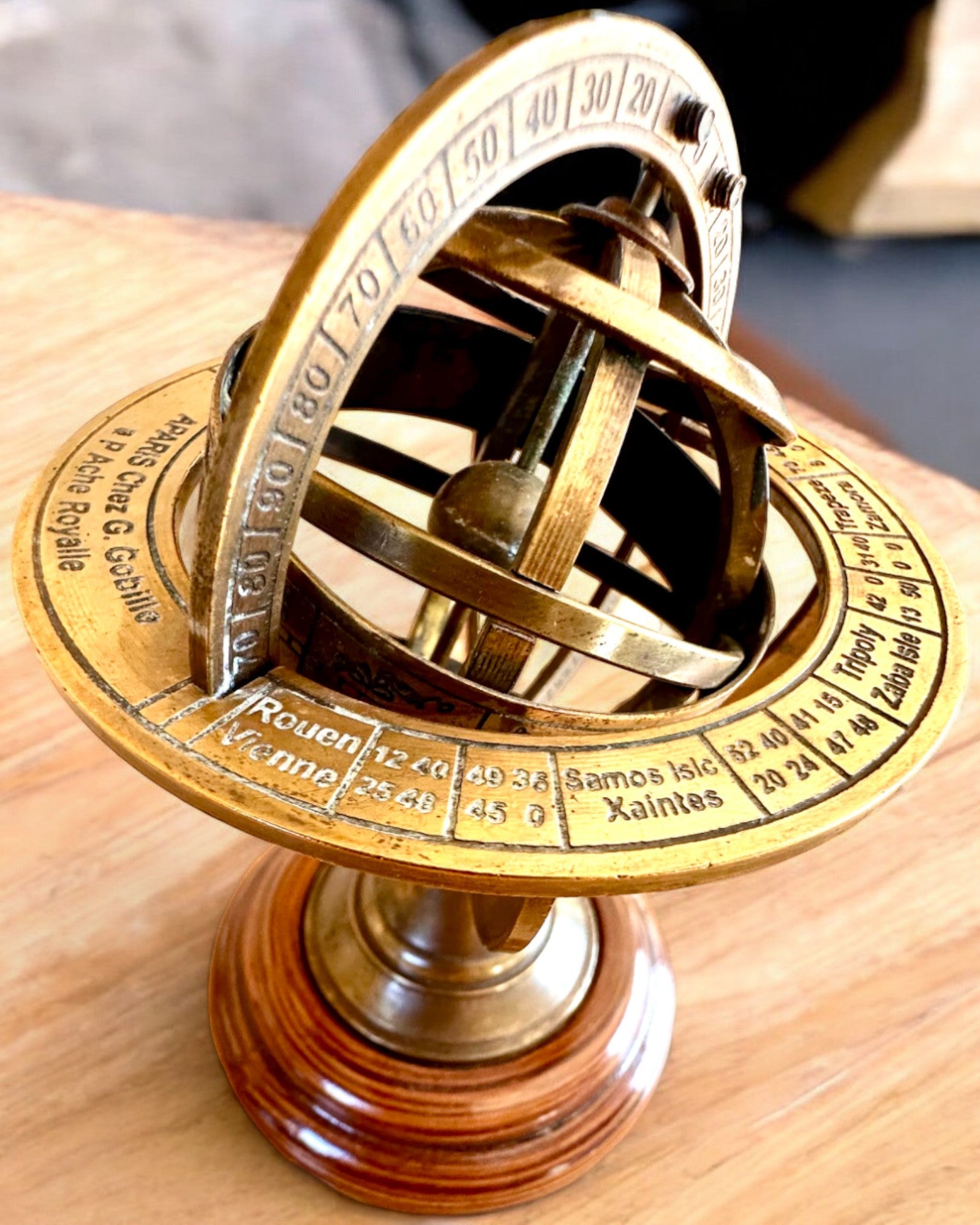 Astrolabium Artis 2 - 30 cm di altezza, Fatto a Mano con Opzione di Incisione, decorazione per ufficio, premium