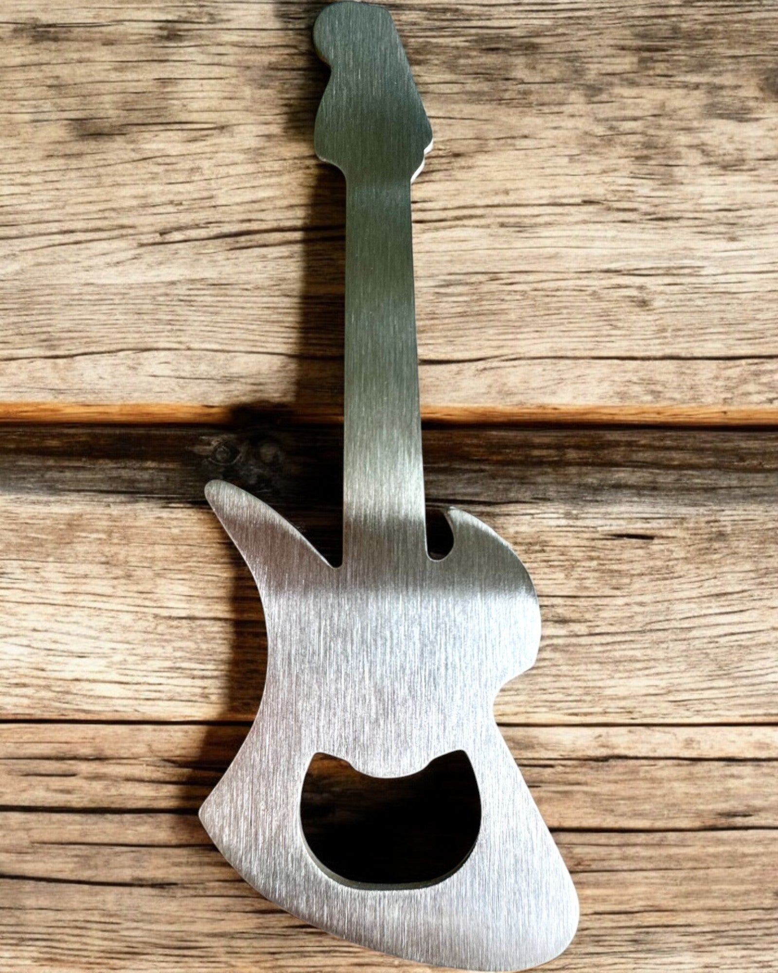 Apribottiglie Chitarra Rock'n'Open, 2 varianti, personalizzazione con incisione per regalo