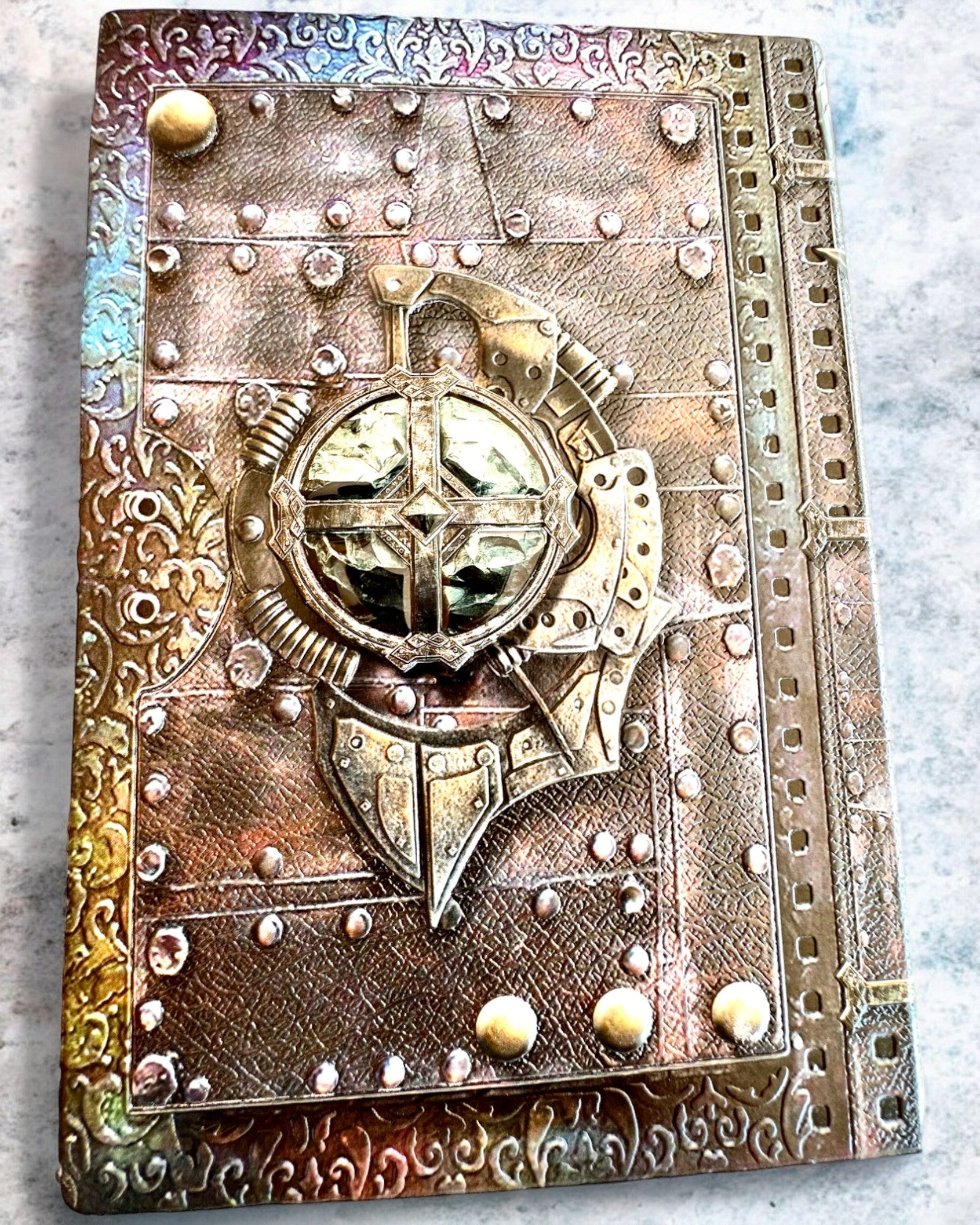 Cronaca del Guerriero Taccuino con Motivo Cavaliere, quaderno con possibilità di personalizzazione con incisione per regalo