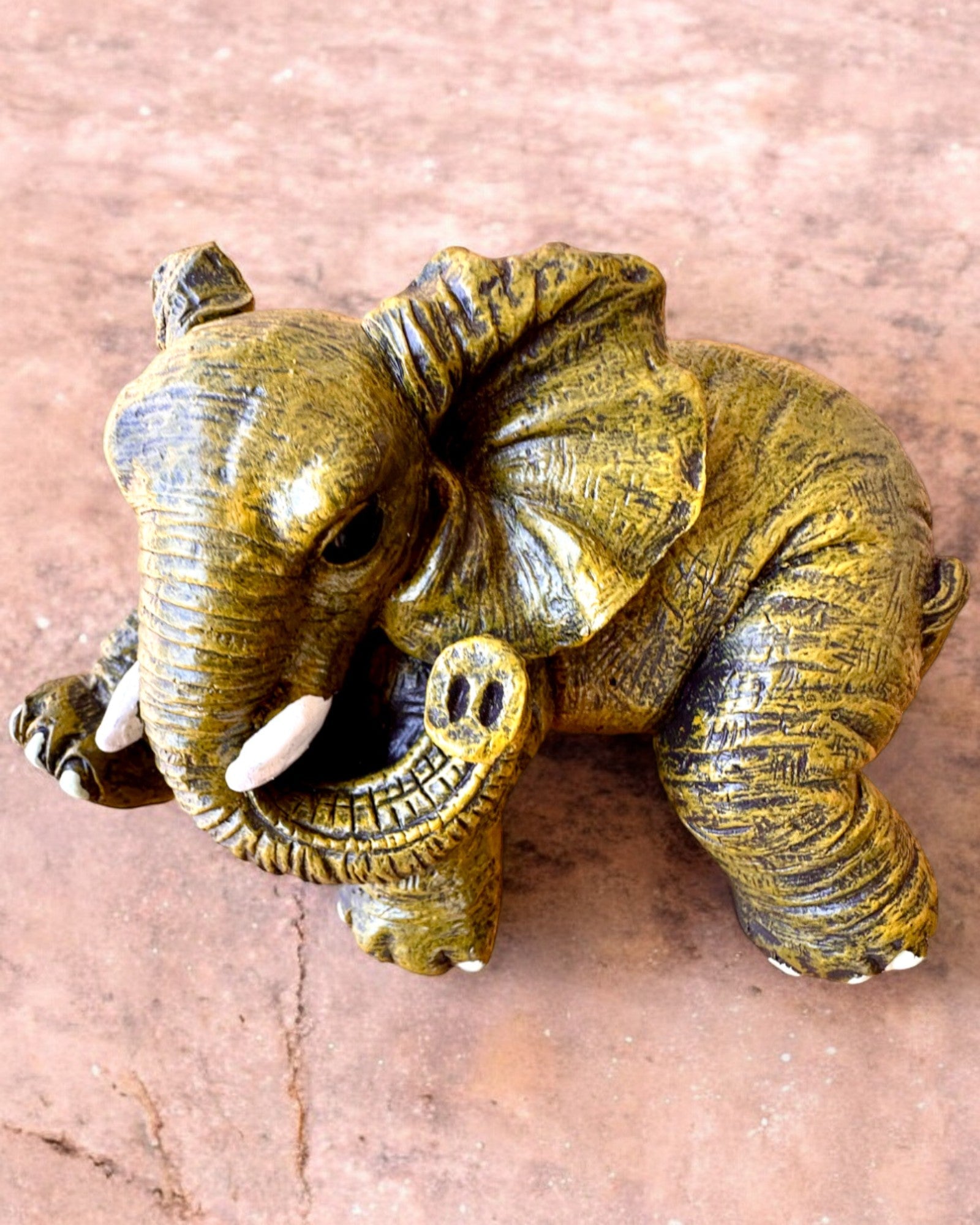 Figura di elefante "Piccolo Fortunato" con possibilità di incisione per regalo