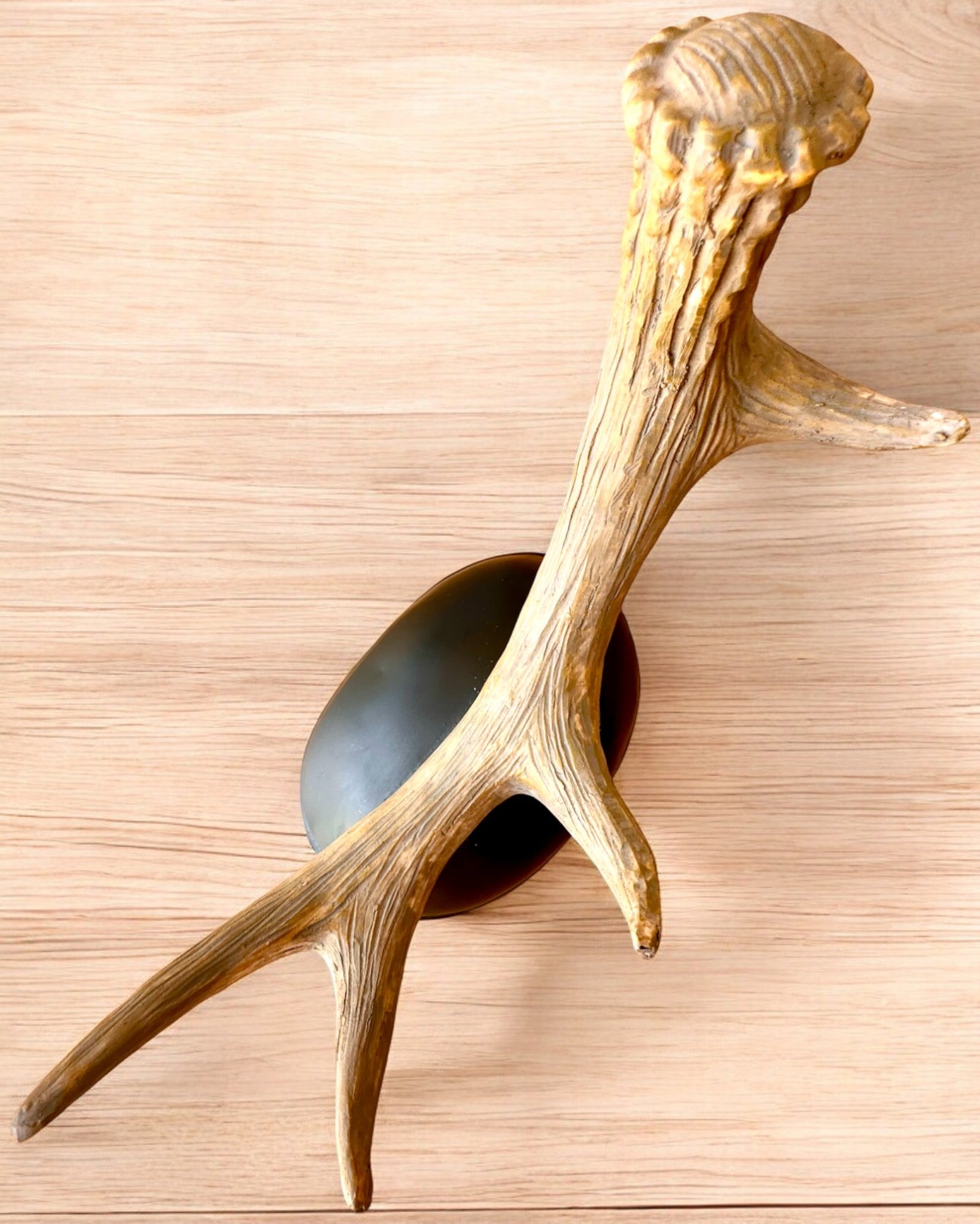 Rogaty Stojak na Wino "Jeleń" con Opzione di Incisione per regalo