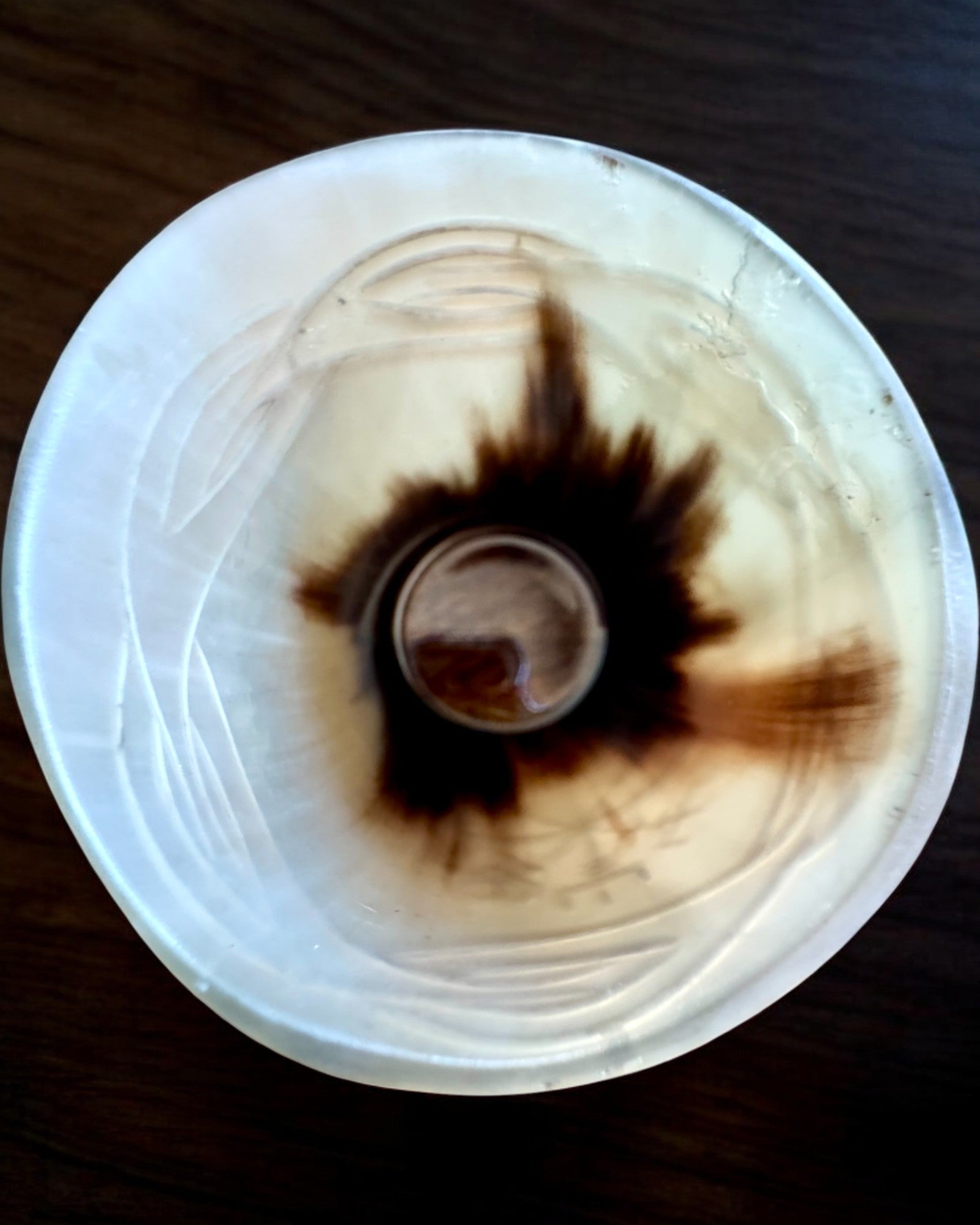 Valknut Piccolo bicchiere artigianale in corno di bufalo con simboli nordici, possibilità di personalizzazione per regalo con incisione