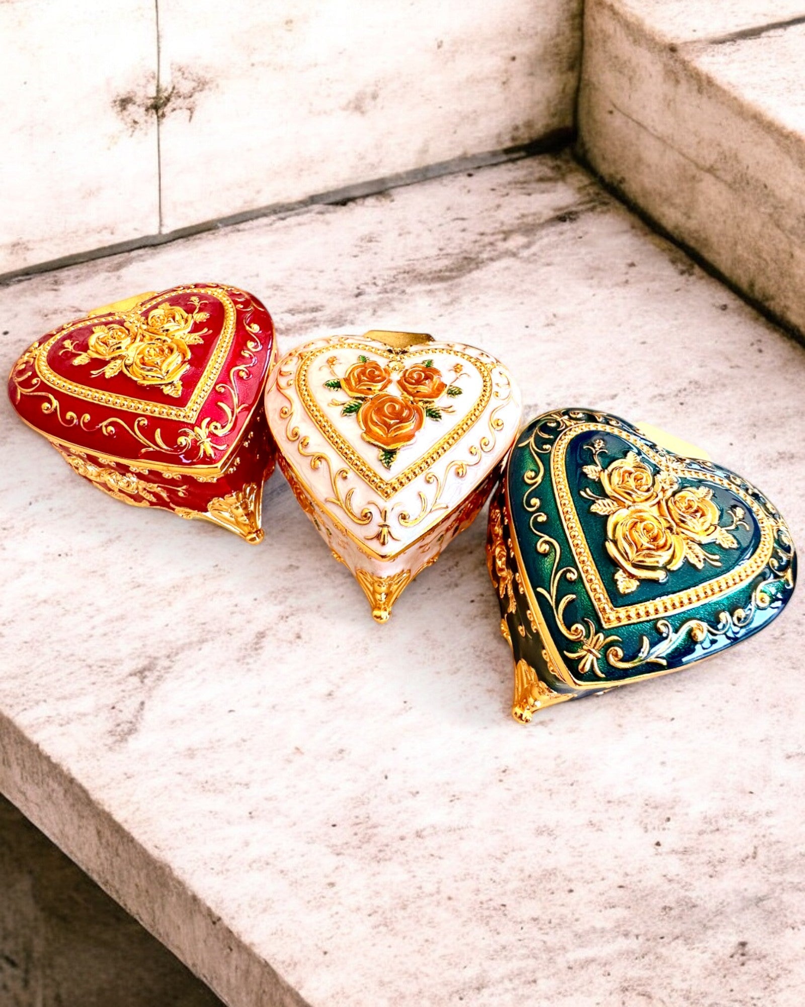 Scatola portagioie "Royal Elegance" - con opzione di incisione per regalo, 3 varianti tra cui scegliere