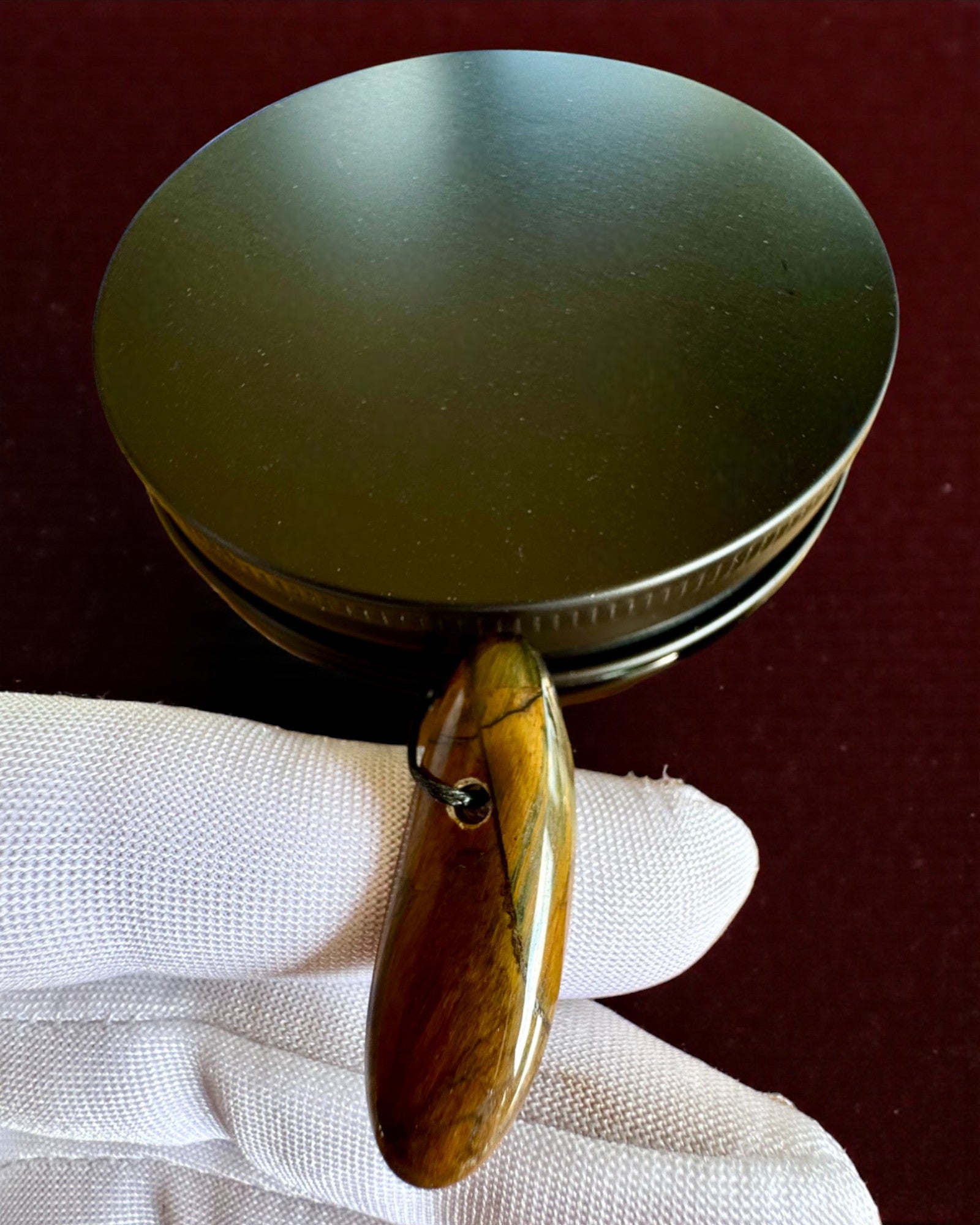 Candela Intenzionale Potere della Tigre – Fiducia in se stessi e prosperità, 250 ml, possibilità di personalizzazione del coperchio per regalo