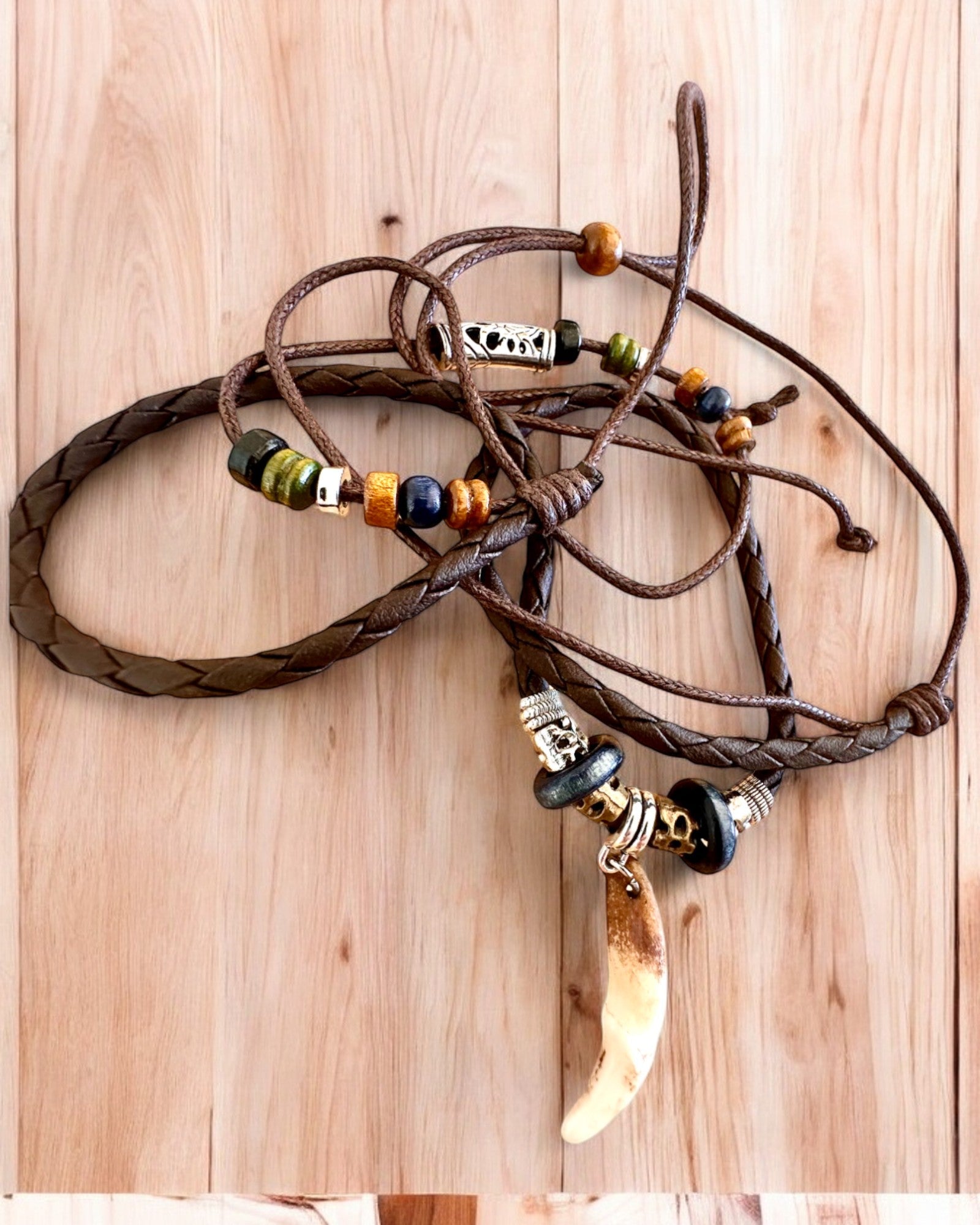 Wilczy Ząb - Collana del Potere - possibilità di personalizzazione con incisione per regalo