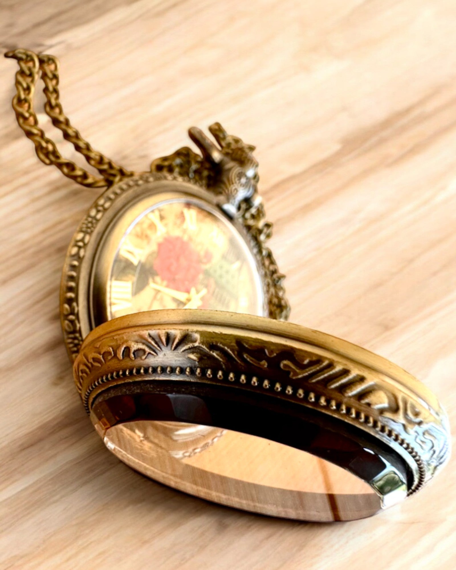 Orologio da tasca "Vintage Charm" personalizzazione con incisione per regalo
