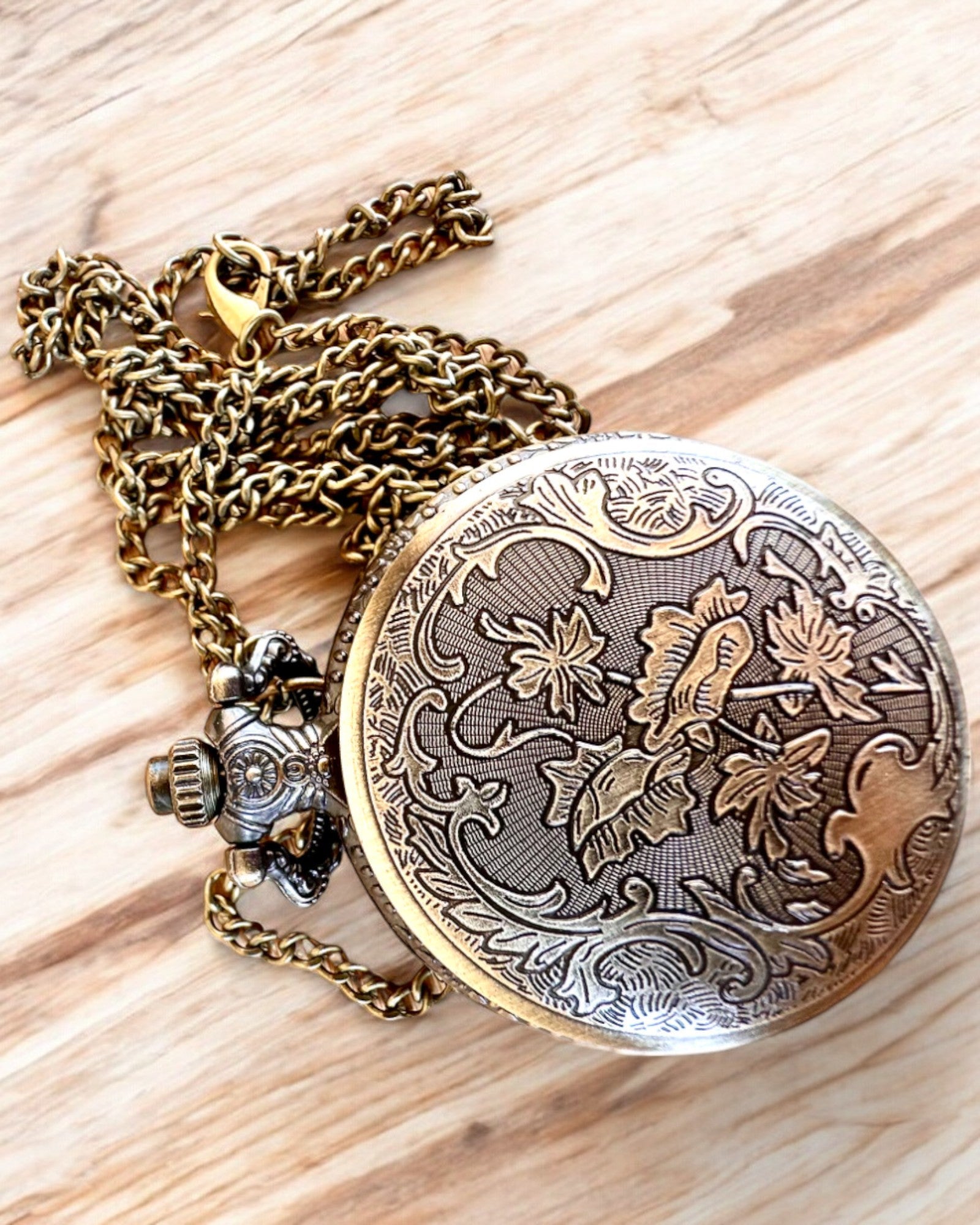 Orologio da tasca "Vintage Charm" personalizzazione con incisione per regalo