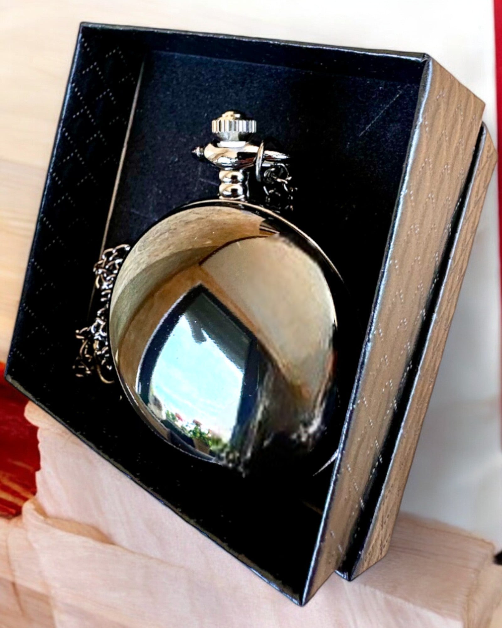 Elegante orologio da tasca "Czasownik" con opzione di incisione per regalo