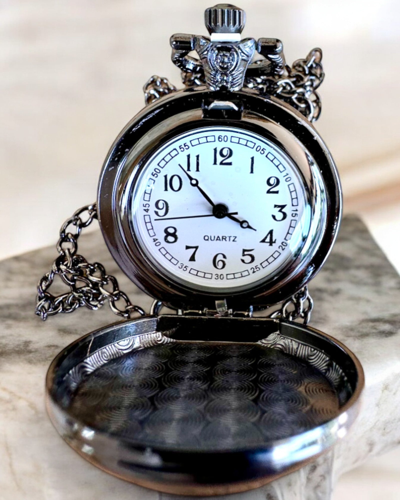 Orologio da Tasca Rosa della Notte, possibilità di personalizzazione con incisione per regalo