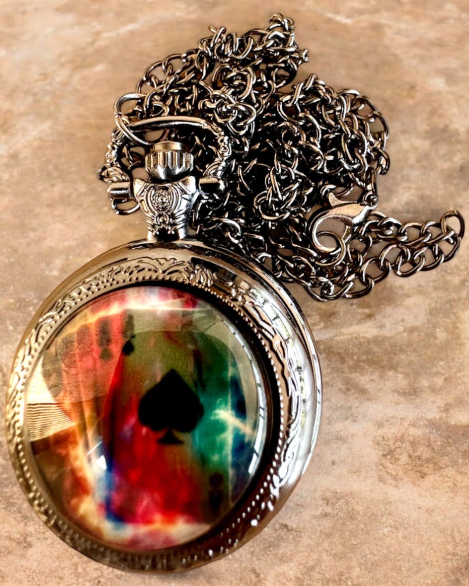 Orologio da tasca "Magiczna Talia" - Accessorio elegante in acciaio inossidabile, personalizzazione con incisione per regalo