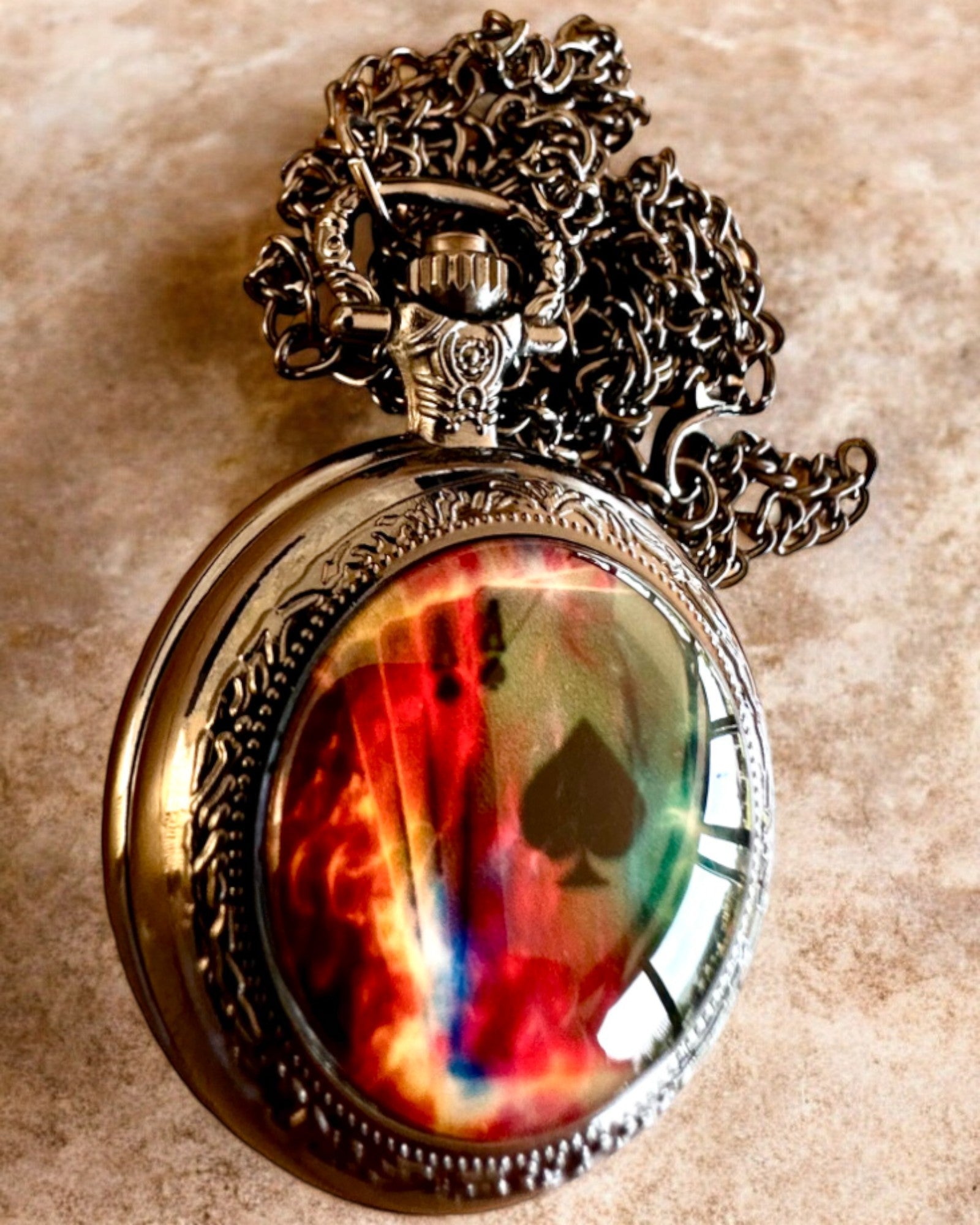 Orologio da tasca "Magiczna Talia" - Accessorio elegante in acciaio inossidabile, personalizzazione con incisione per regalo