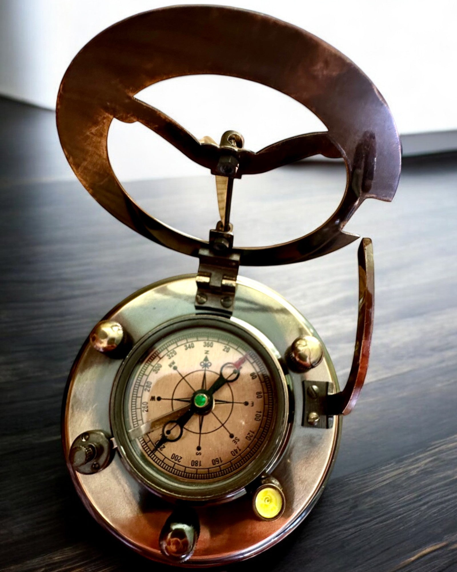 Bussola del Capitano "Odkrywca 2" - possibilità di personalizzazione con incisione per regalo, 2 varianti di colore a scelta