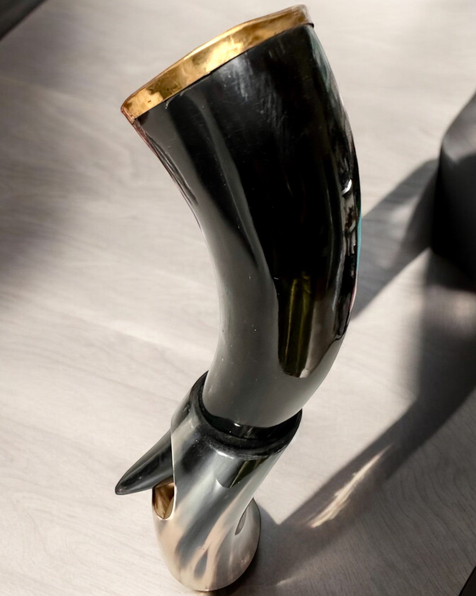 Tazza Corno "Viking Valor" - Incisa a Mano, Qualità Premium - 4 varianti disponibili