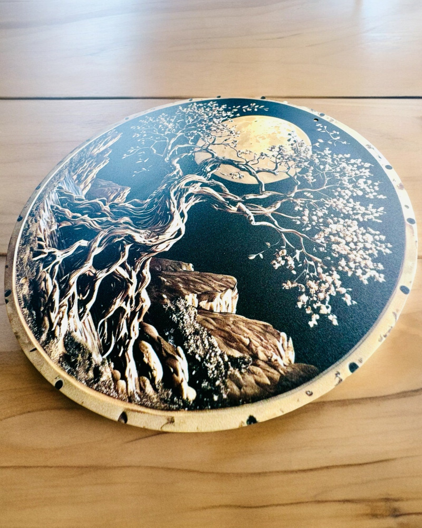 Ciondolo "Cerchi Magici della Natura" - possibilità di personalizzazione con incisione. 3 varianti tra cui scegliere