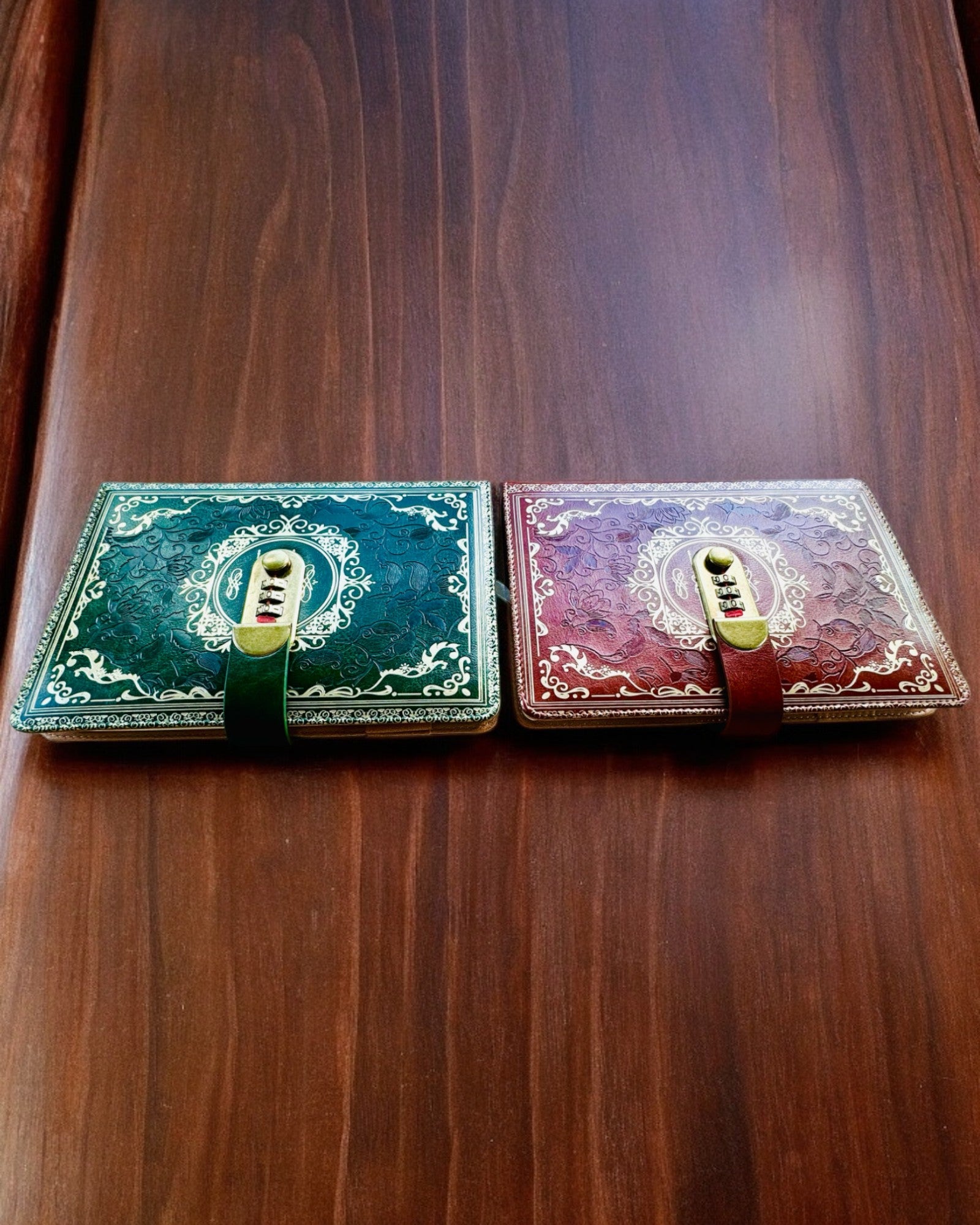 Taccuino in Pelle Esclusivo "Sekretnik" A5 con Serratura a Combinazione - personalizzazione con incisione