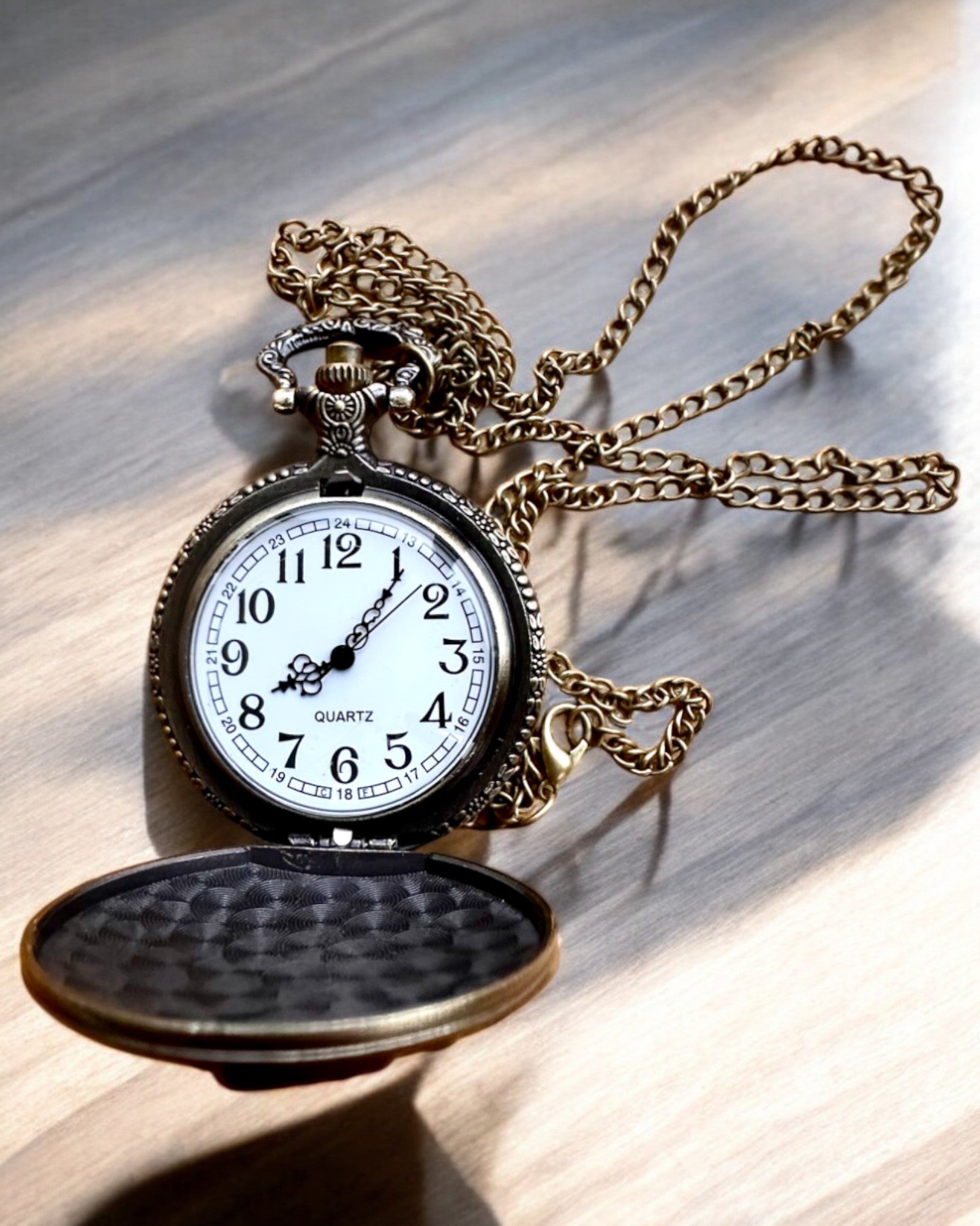 Orologio da Tasca Locomotiva del Tempo con incisione, come regalo, motivo treno