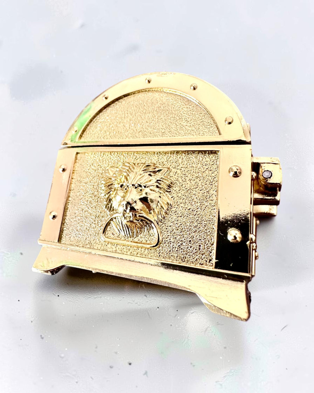 Scrigno del Tesoro Metallico Retrò con Incisione - Scatola Argentata 7x5x5 cm