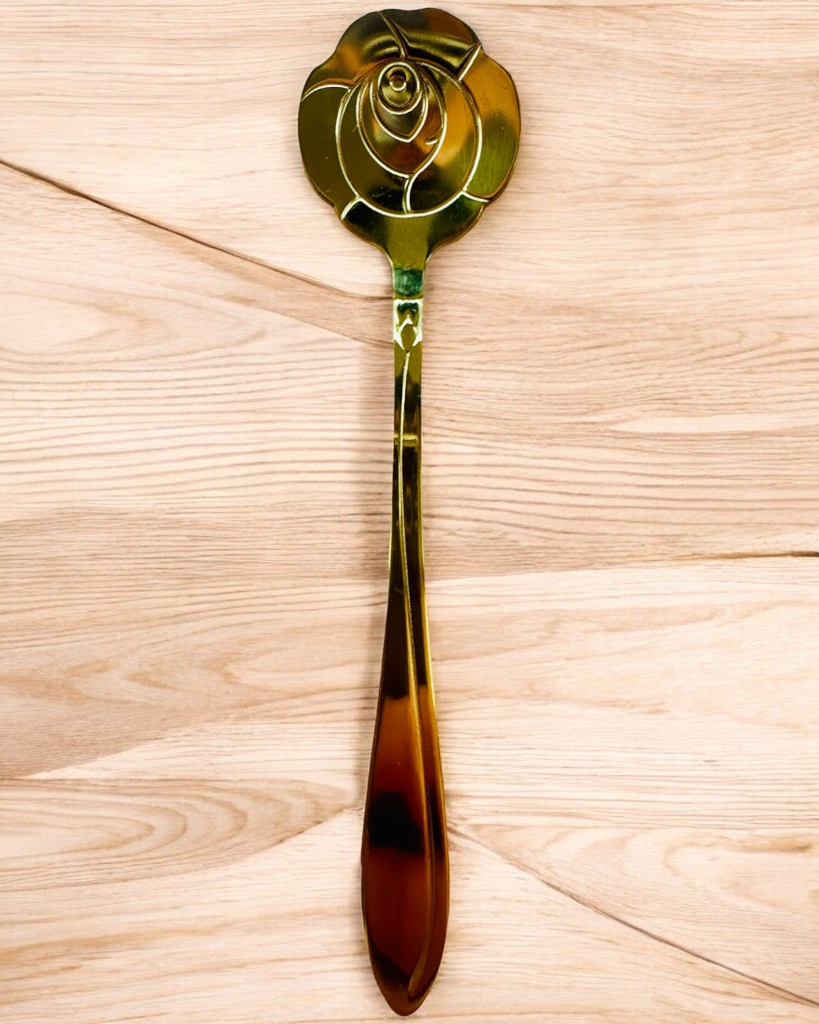 Set di Cucchiaini "Rapsodia Floreale" - personalizzazione con incisione per regalo, 2 varianti a scelta