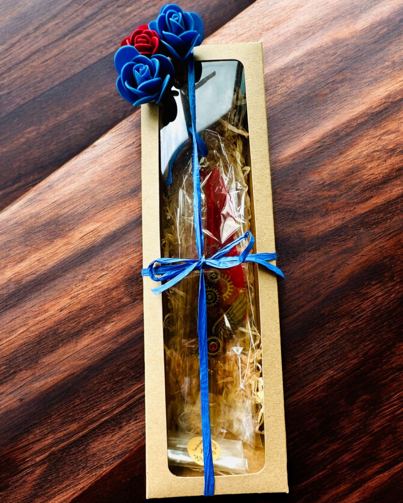 Penna Calligrafica "Eleganza Steampunk" con Piuma di Tacchino - Fatto a Mano 5 varianti tra cui scegliere, personalizzazione con incisione per regalo