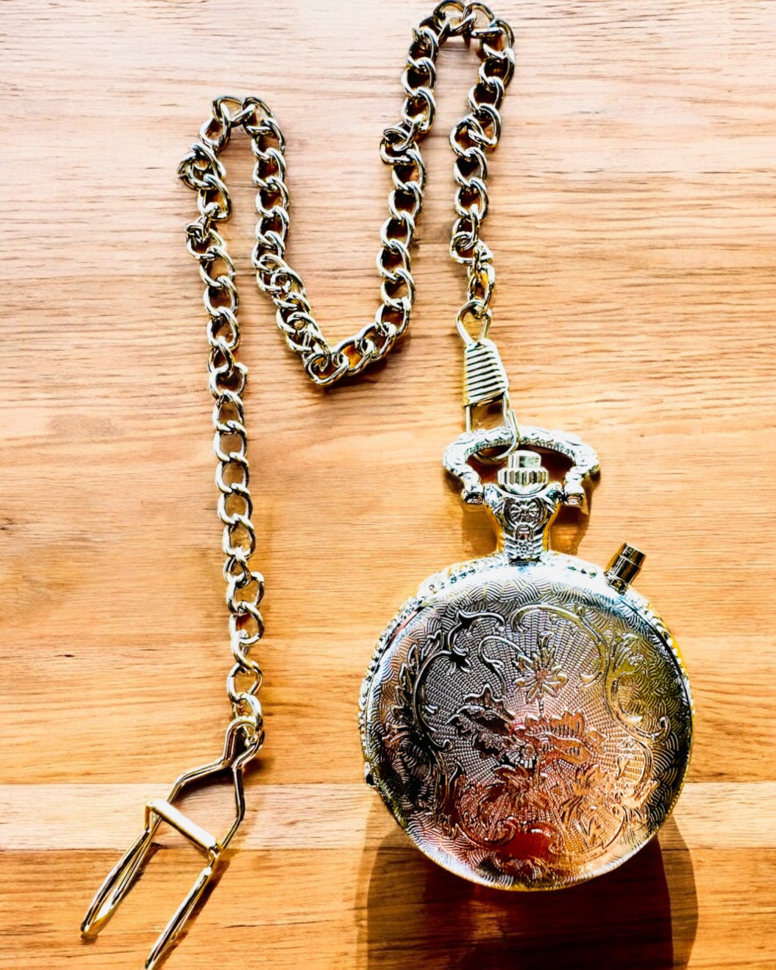 Orologio da Tasca "Motocyklowy Elegancik 2" – Incisione per regalo, 3 varianti di colore