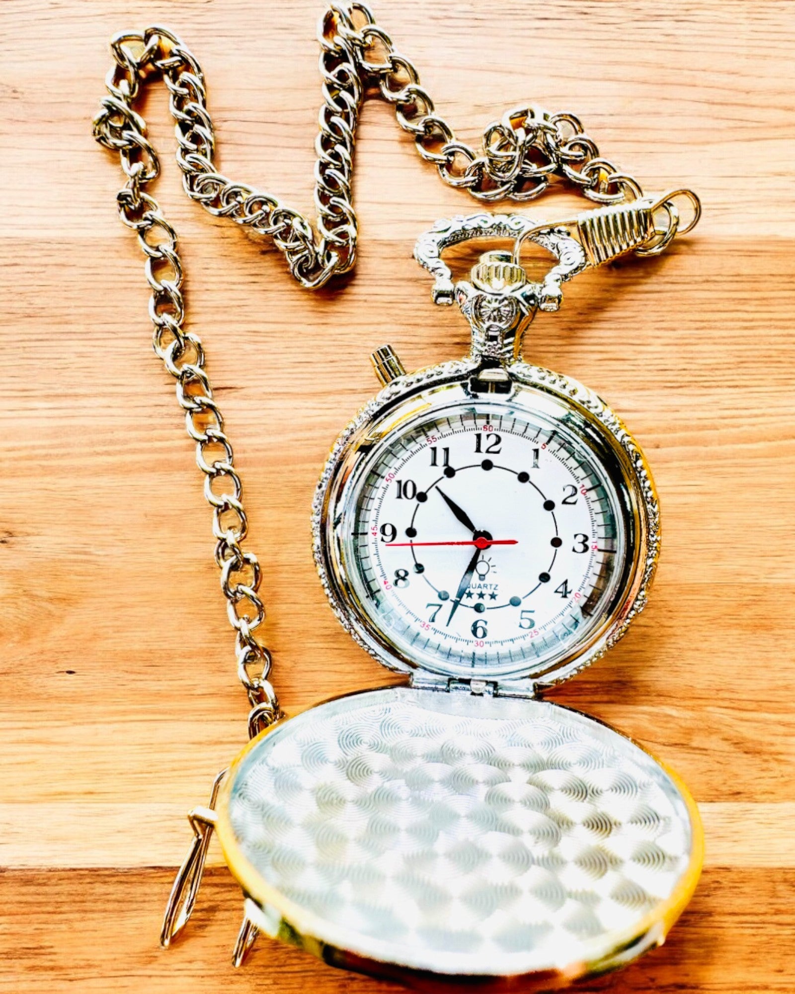 Orologio da Tasca "Motocyklowy Elegancik 2" – Incisione per regalo, 3 varianti di colore