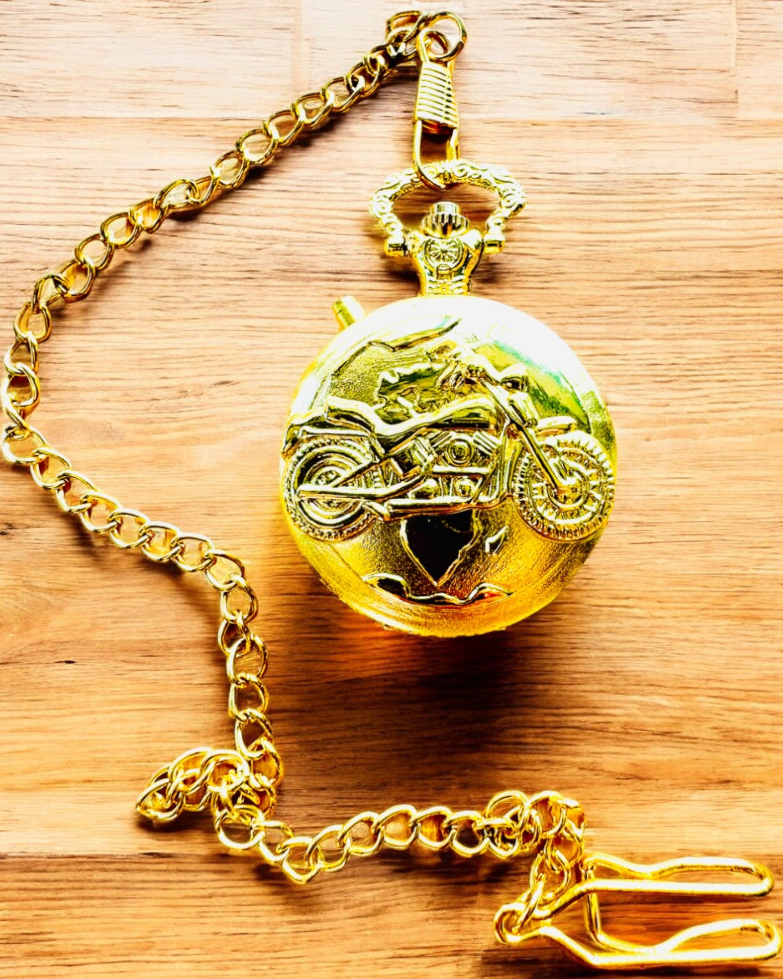 Orologio da Tasca "Motocyklowy Elegancik 2" – Incisione per regalo, 3 varianti di colore