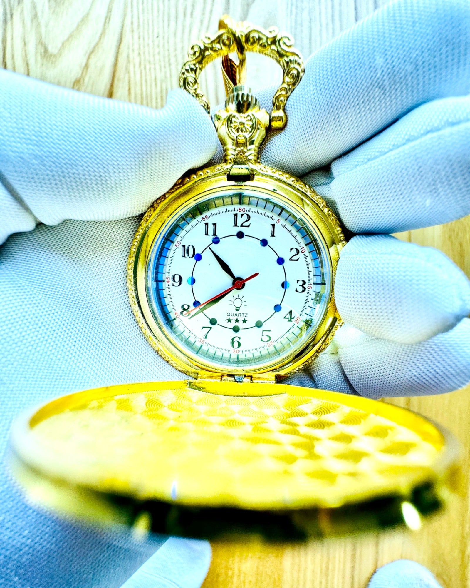 Orologio da Tasca "Motocyklowy Elegancik 2" – Incisione per regalo, 3 varianti di colore