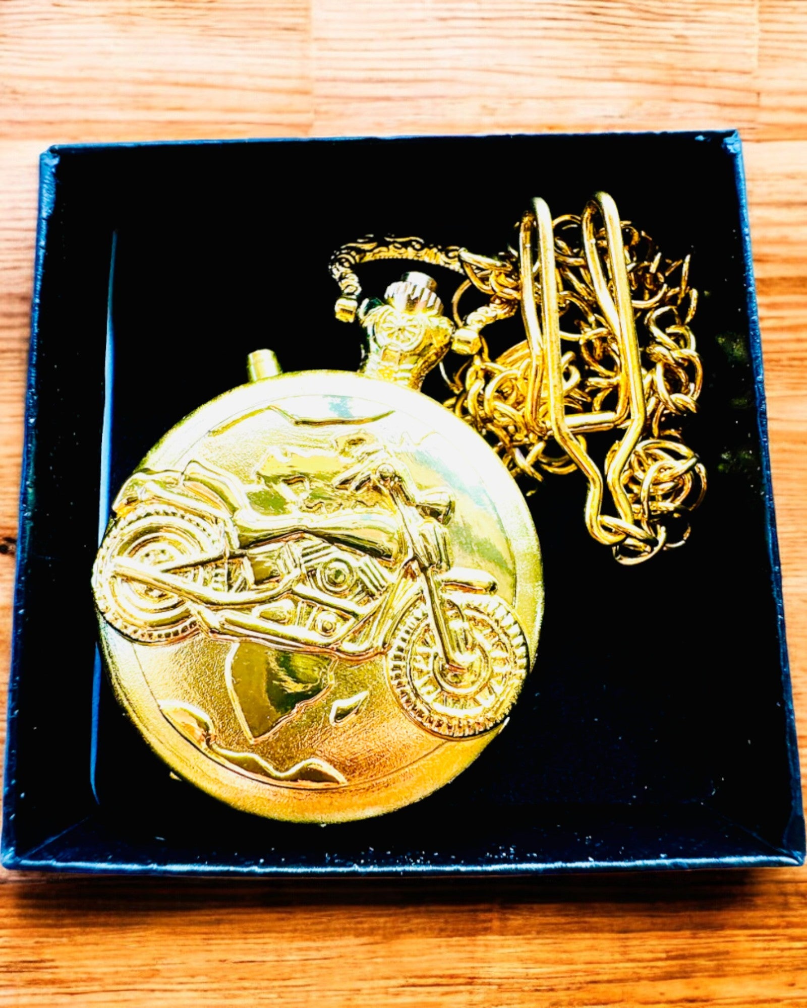 Orologio da Tasca "Motocyklowy Elegancik 2" – Incisione per regalo, 3 varianti di colore