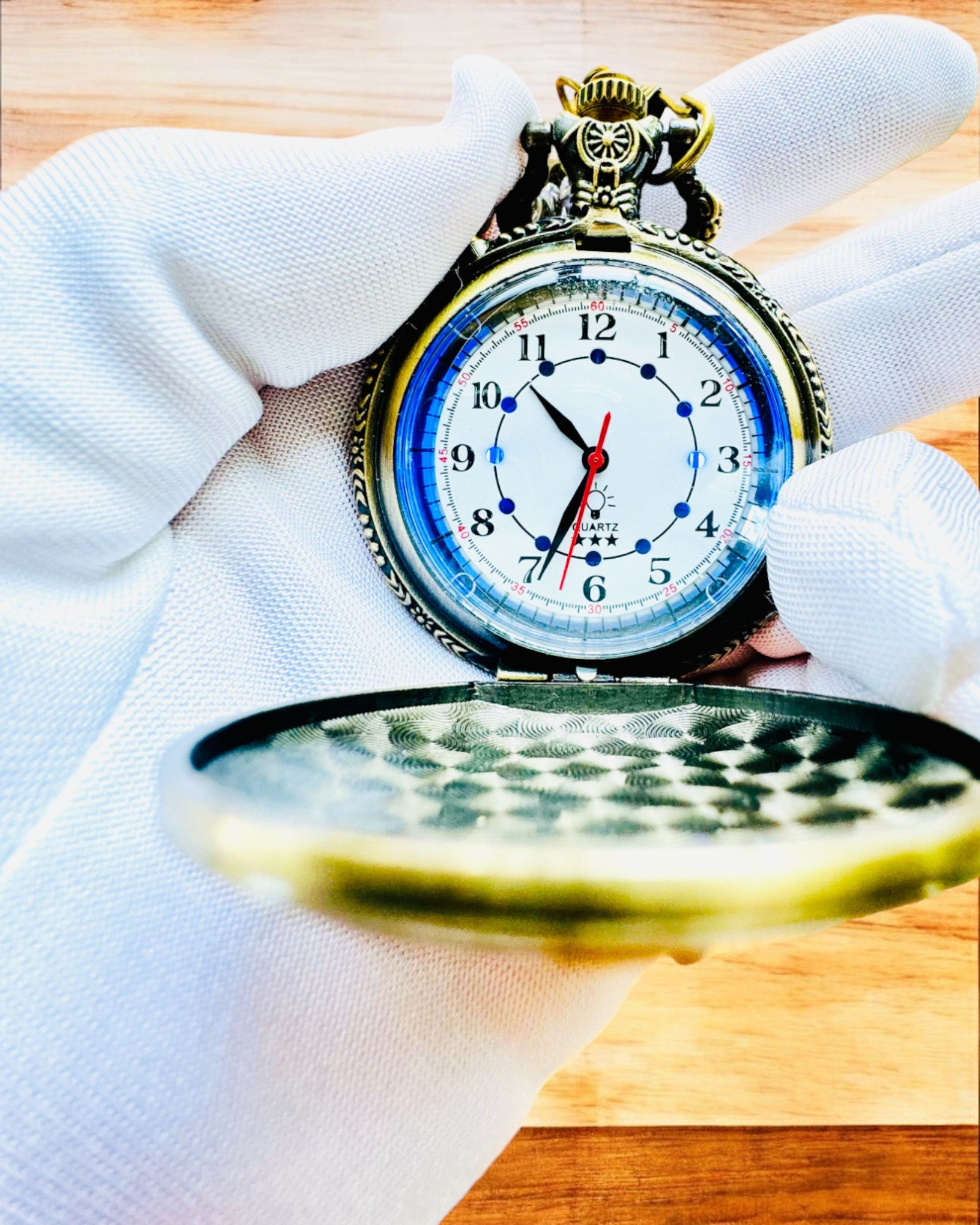 Orologio da Tasca "Motocyklowy Elegancik 2" – Incisione per regalo, 3 varianti di colore