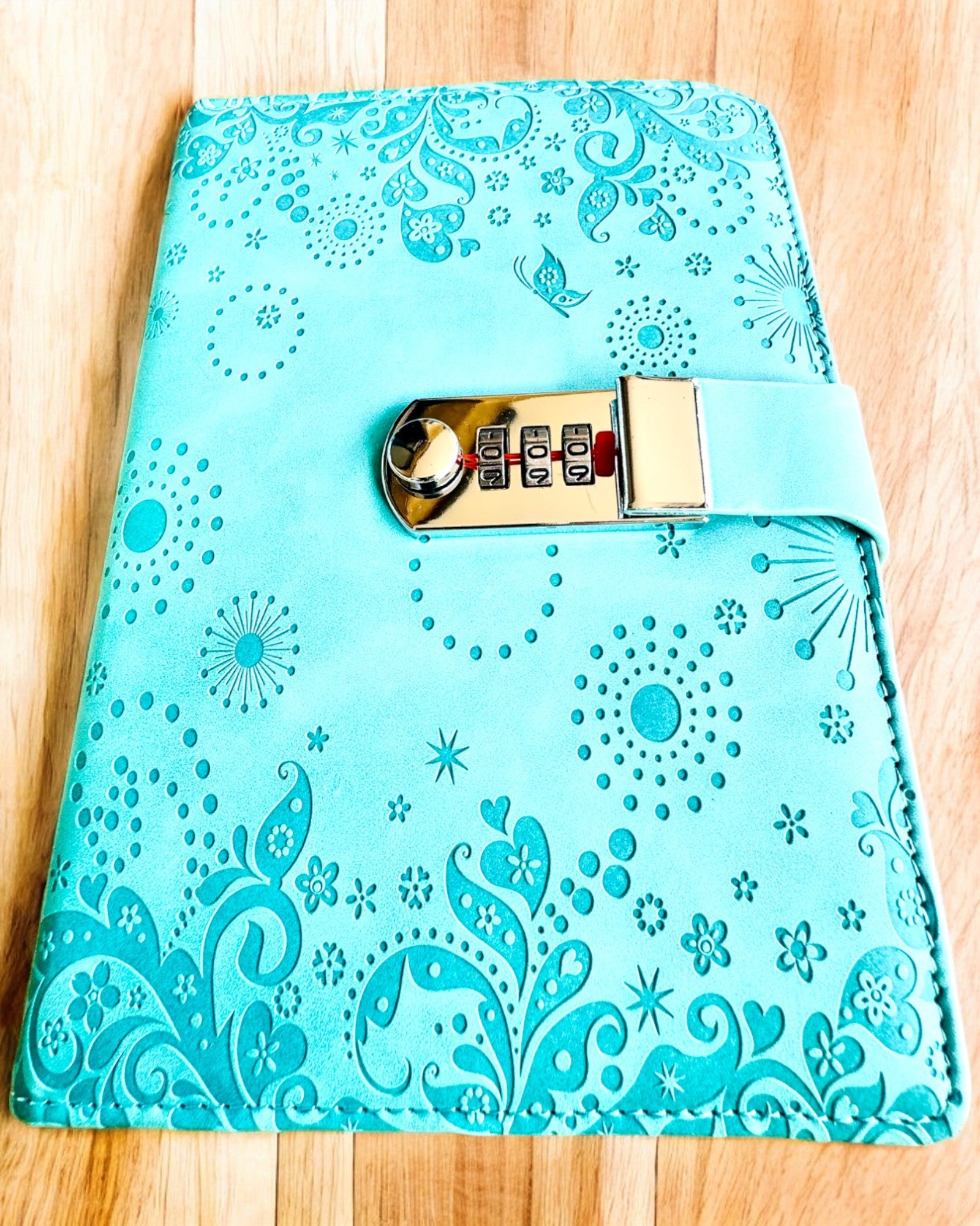 Taccuino Esclusivo, pelle PU, A5 con Serratura a Combinazione - "Secret Journal", personalizzazione con incisione