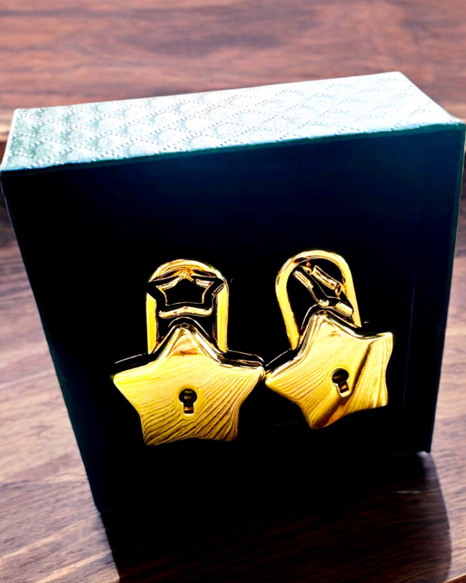 2 Mini Lucchetti Stellari con Incisione – Proteggi i Tuoi Sogni, personalizzati per regalo, 2 varianti di colore a scelta