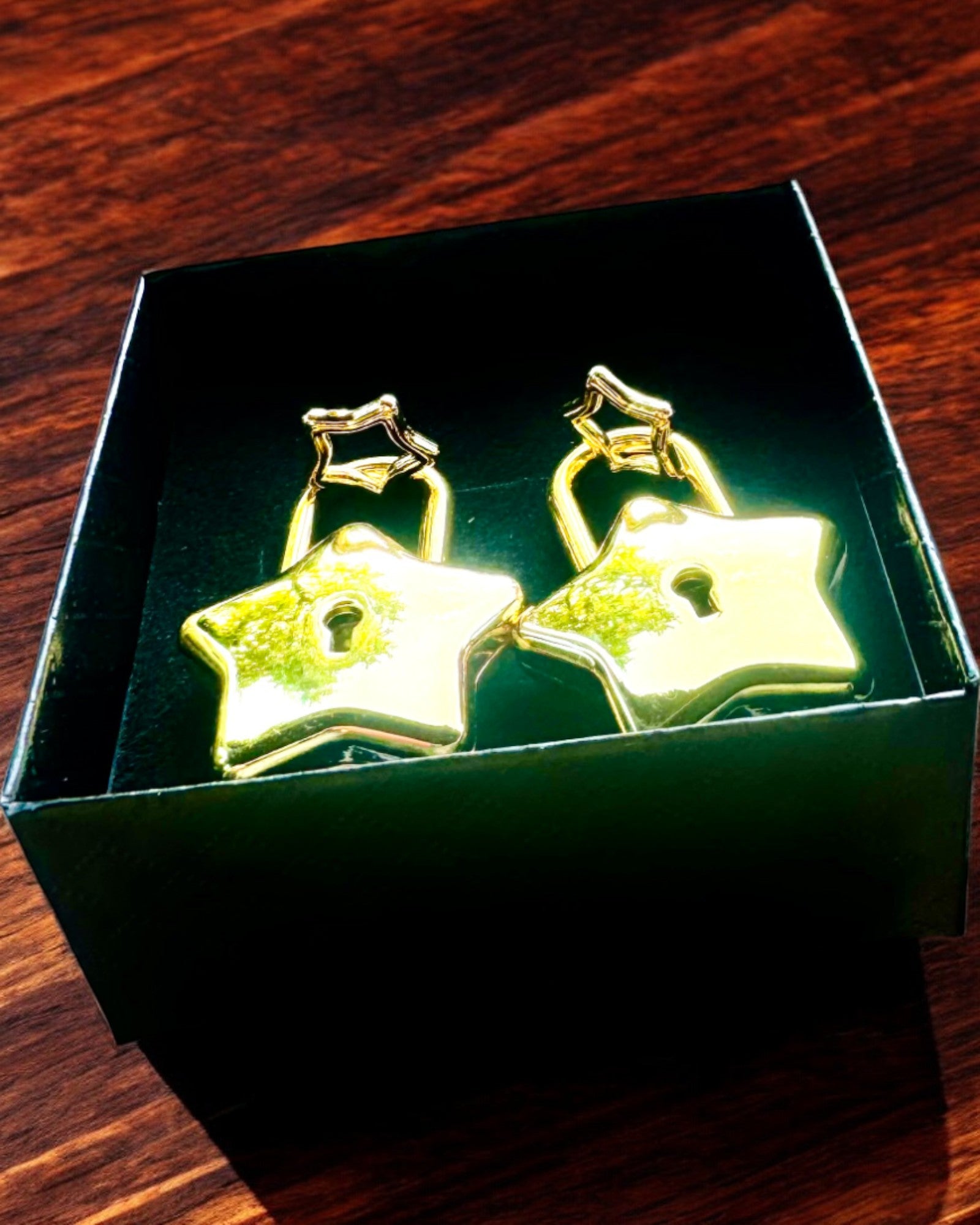 2 Mini Lucchetti Stellari con Incisione – Proteggi i Tuoi Sogni, personalizzati per regalo, 2 varianti di colore a scelta