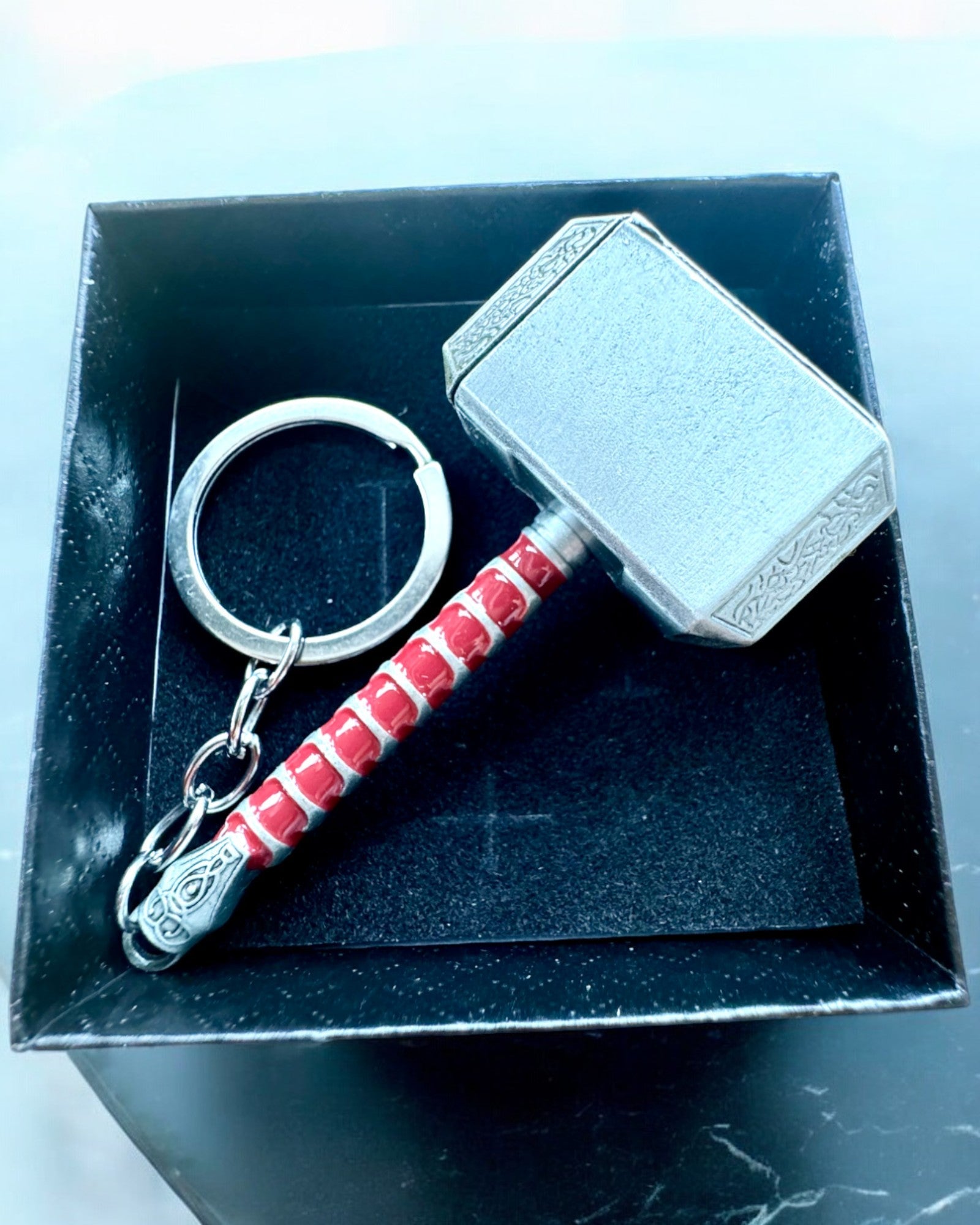 Martello di Thor - Portachiavi del Potere, possibilità di personalizzazione con incisione per regalo