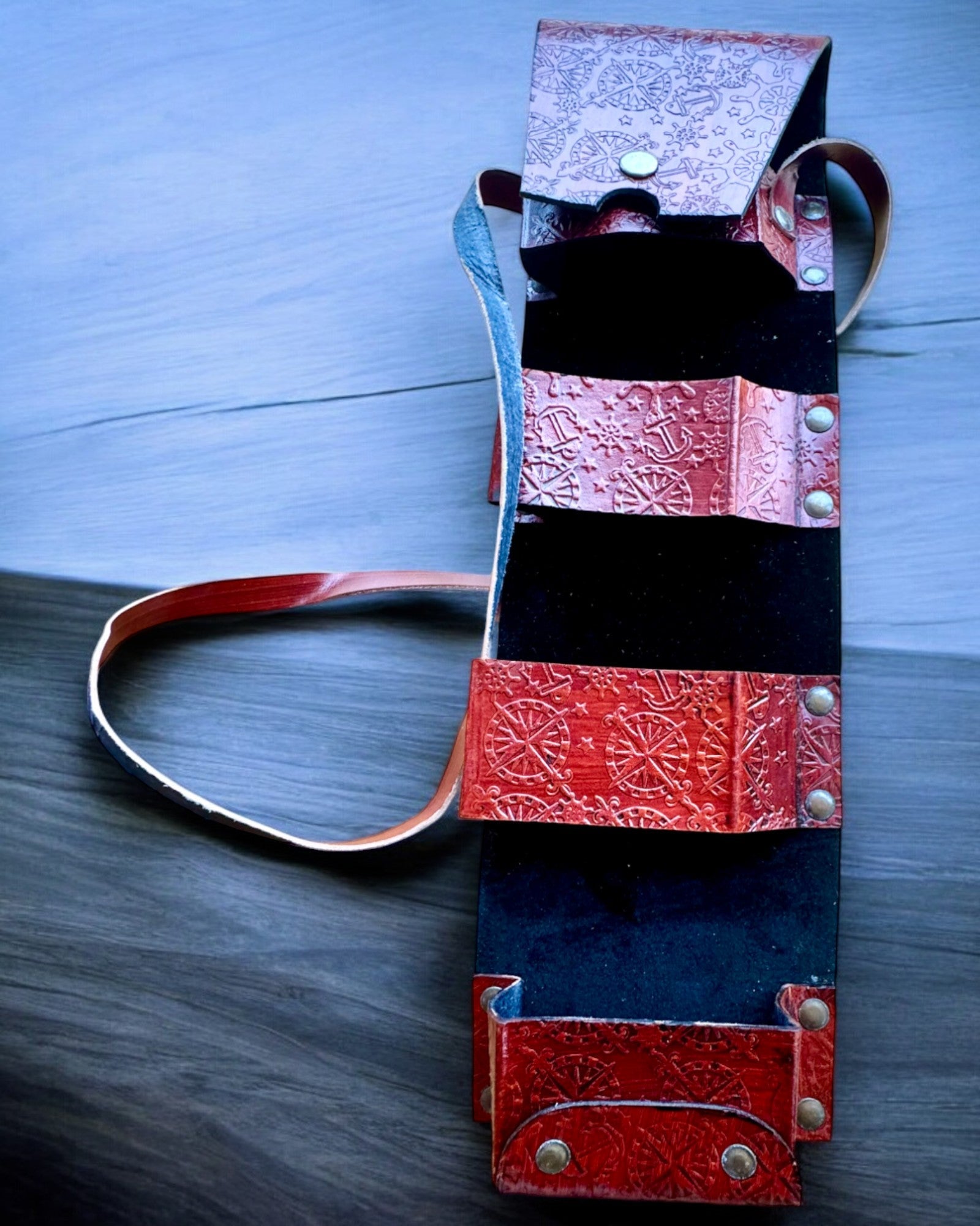 Custodia in pelle, copertura per bastoni da passeggio - possibilità di personalizzazione con incisione per regalo