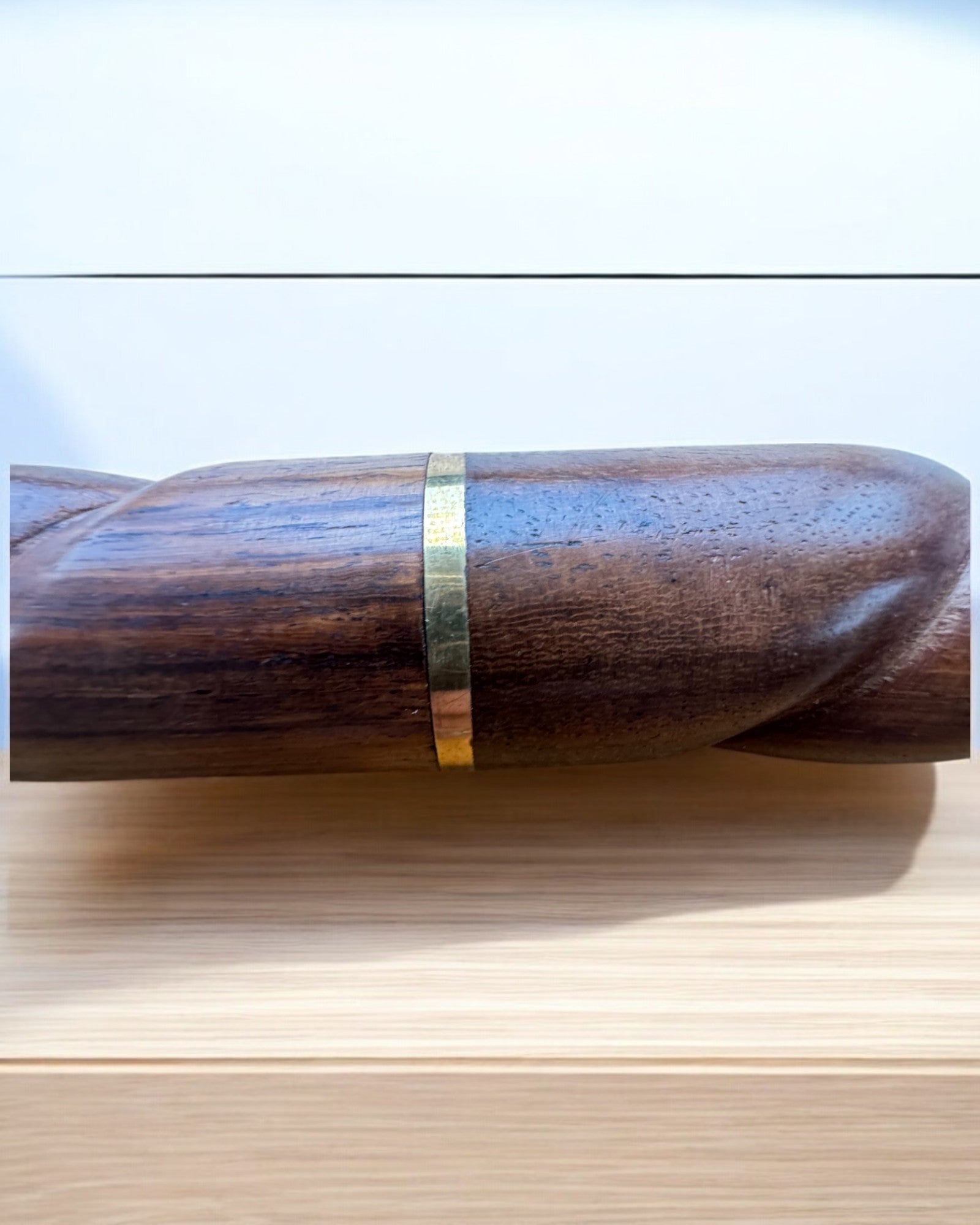 Bastone da passeggio intagliato a mano – Guardiano Lupo, in legno, con possibilità di personalizzazione con incisione